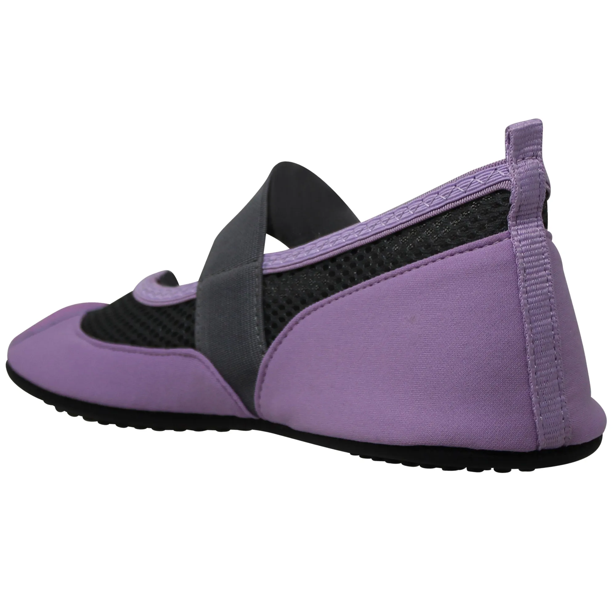 SOBEYO Women's Mary-Jane Flats Water Yoga Sports Purple
