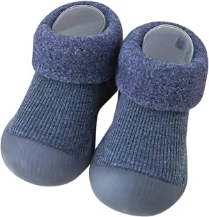 Sock Shoes Toddler,Infant Boys Girls Animal Cartoon Socks Shoes Fleece WarmThe Floor Socks Non Slip Prewalker Shoes