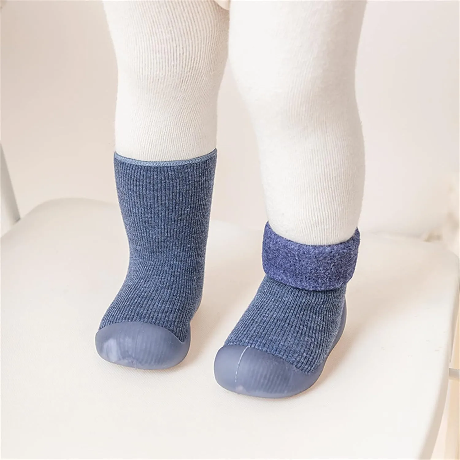 Sock Shoes Toddler,Infant Boys Girls Animal Cartoon Socks Shoes Fleece WarmThe Floor Socks Non Slip Prewalker Shoes