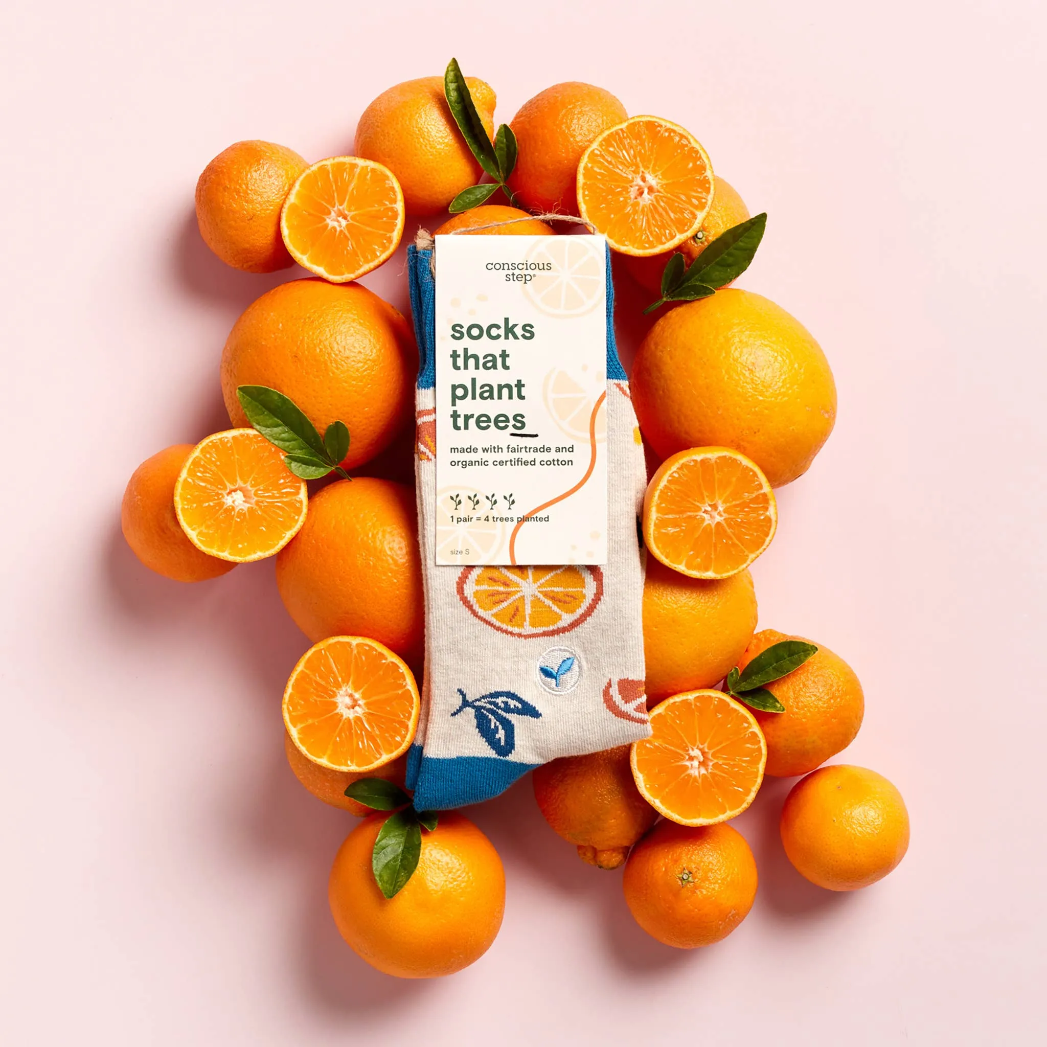 Socks that Plant Trees (Oranges) - Small