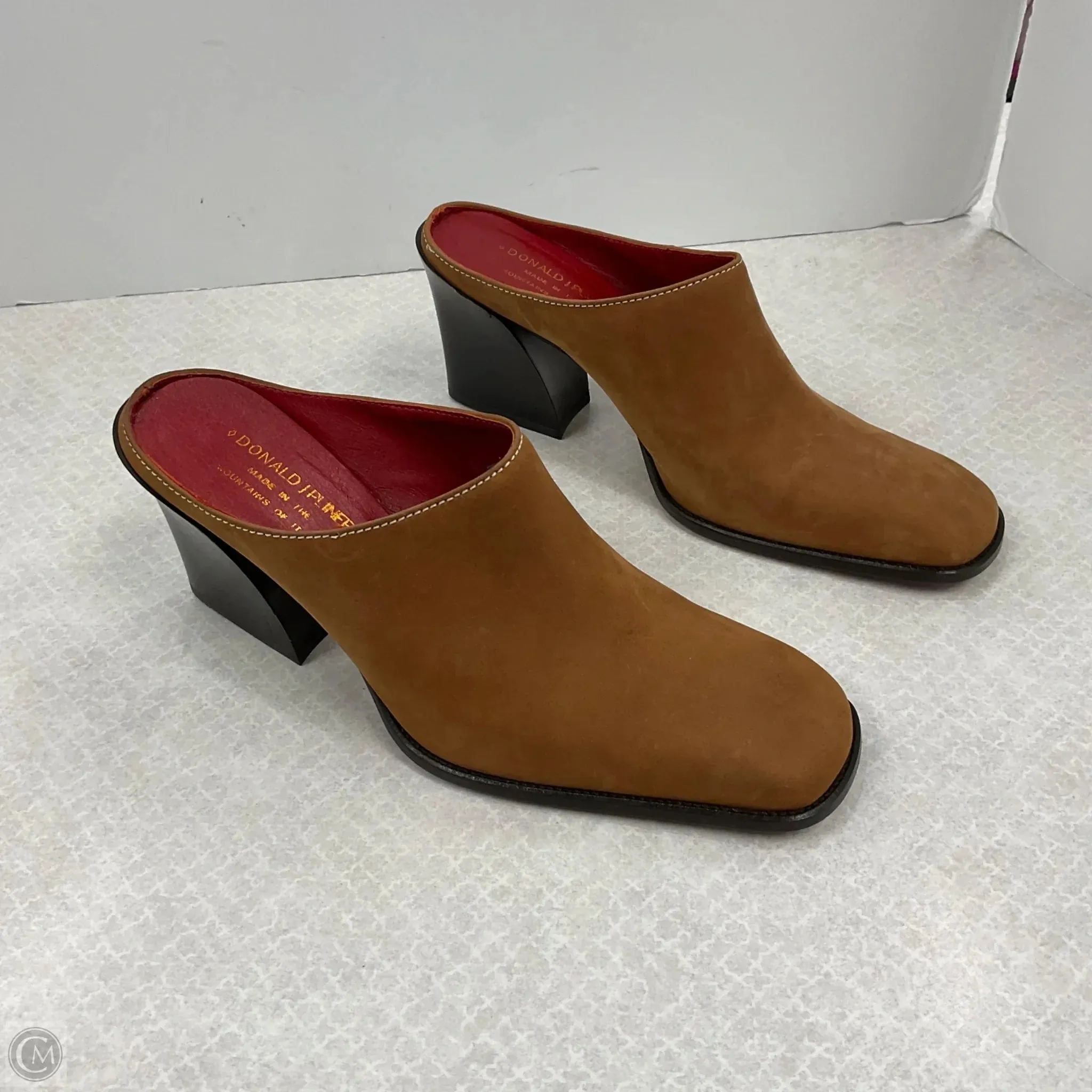 Shoes Heels Block By Donald Pliner In Brown, Size: 8.5 Peep Toe Sandals