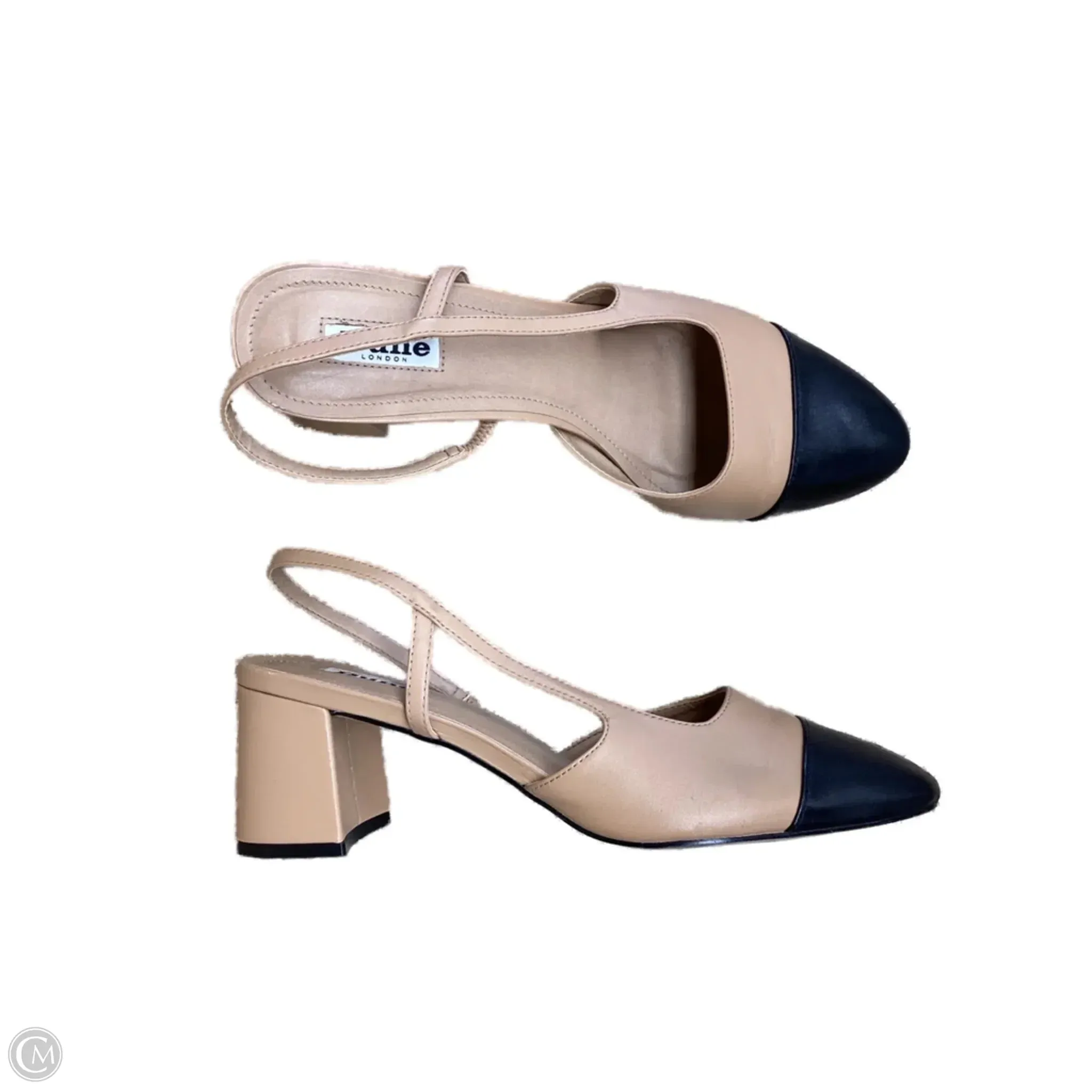 Refined Shoes Heels Block By Clothes Mentor In Tan, Size: 8