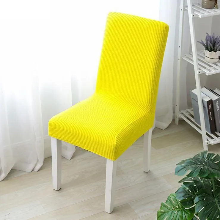 Solid Color Waterproof Stretchable Chair Covers Red