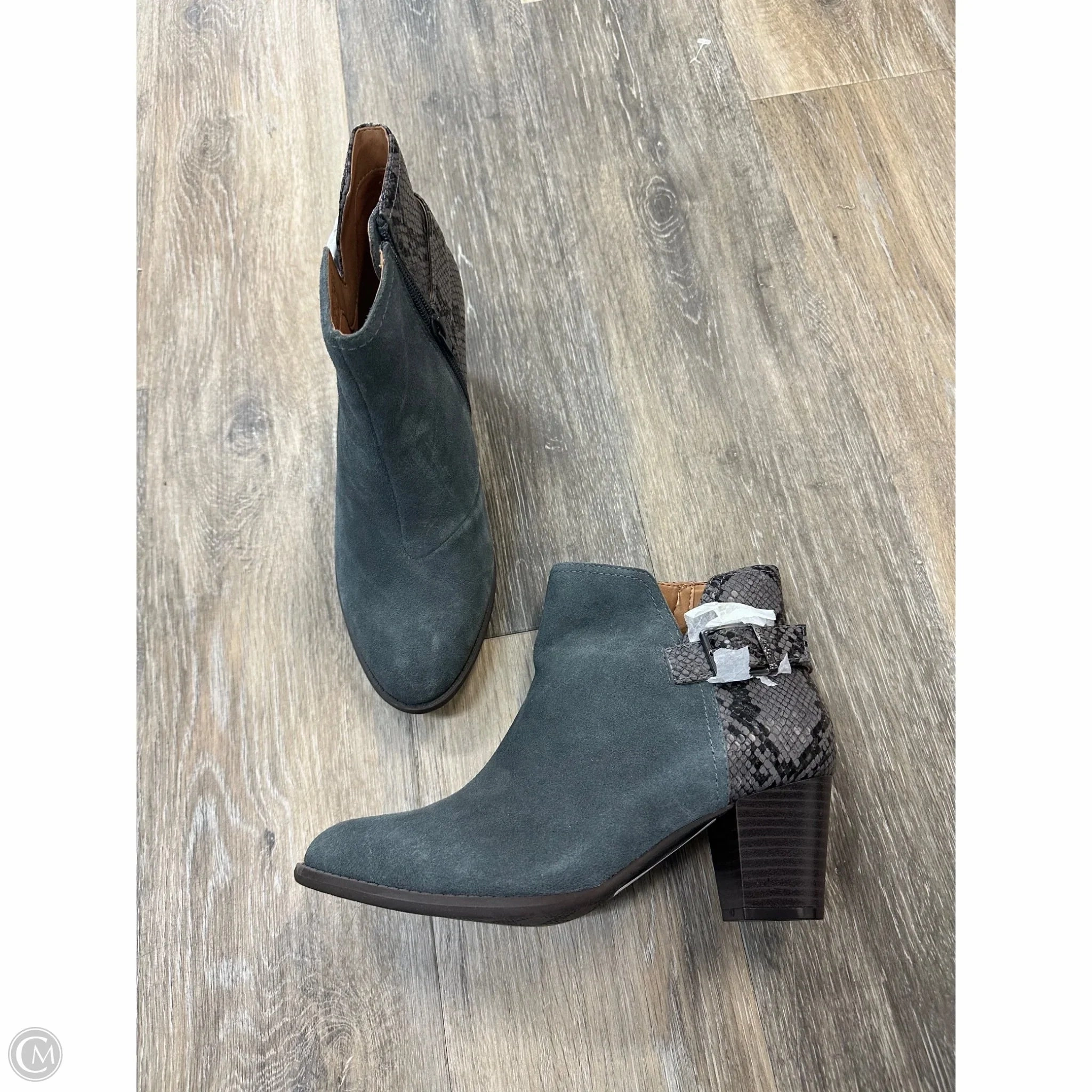 Sturdy Day To Night Boots Ankle Heels By Vionic In Animal Print, Size: 8.5