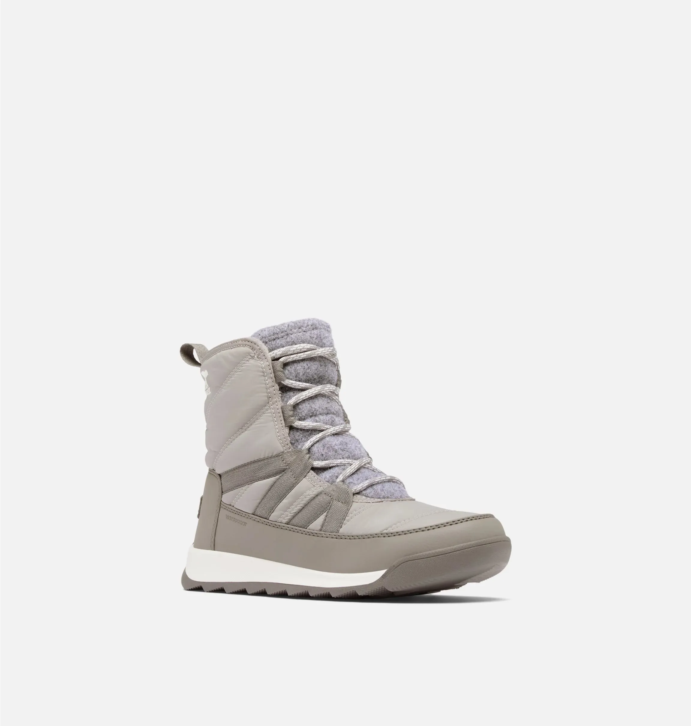 Sorel Women's Whitney II Plus Lace Waterproof Snow Boots-Chrome Grey, Quarry
