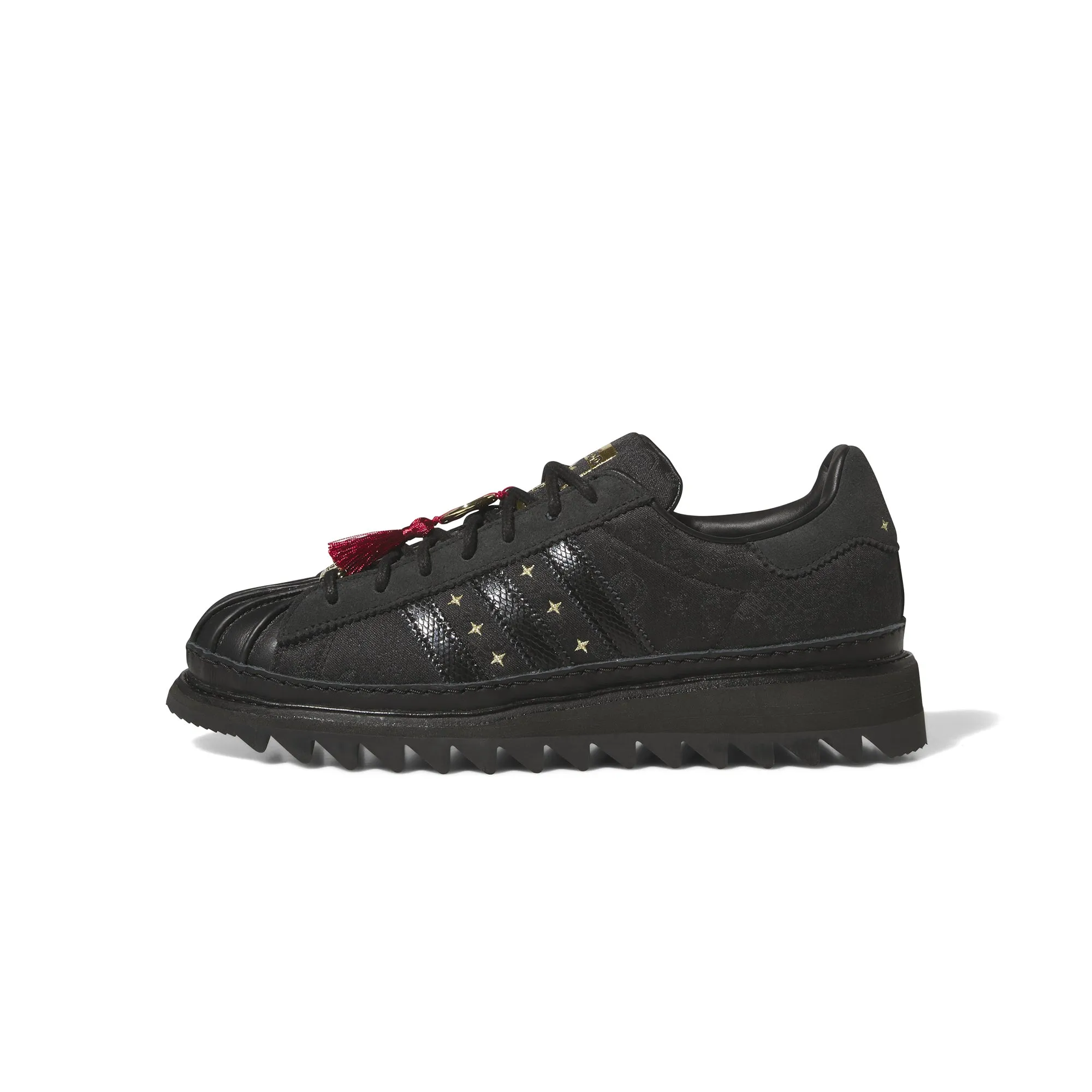 tennis - compatible shoes high - performance specification shoes Adidas x CLOT Mens Superstar "Lunar New Year" Shoes