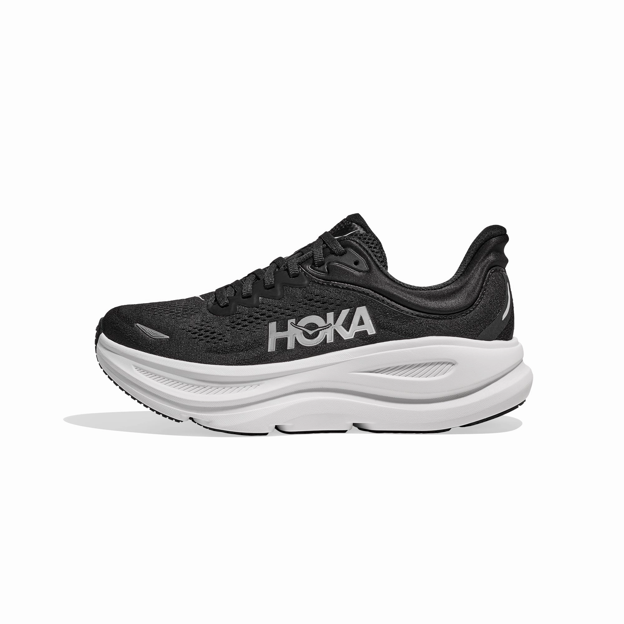 Hoka Womens Bondi 9 Shoes TPU shank multi - surface running shoes