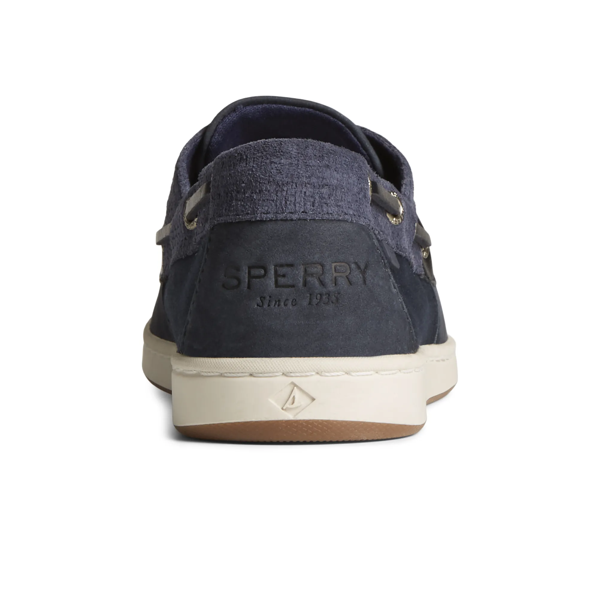 Sperry Women's Coastfish Woven Boat Shoes - Navy (STS87627)