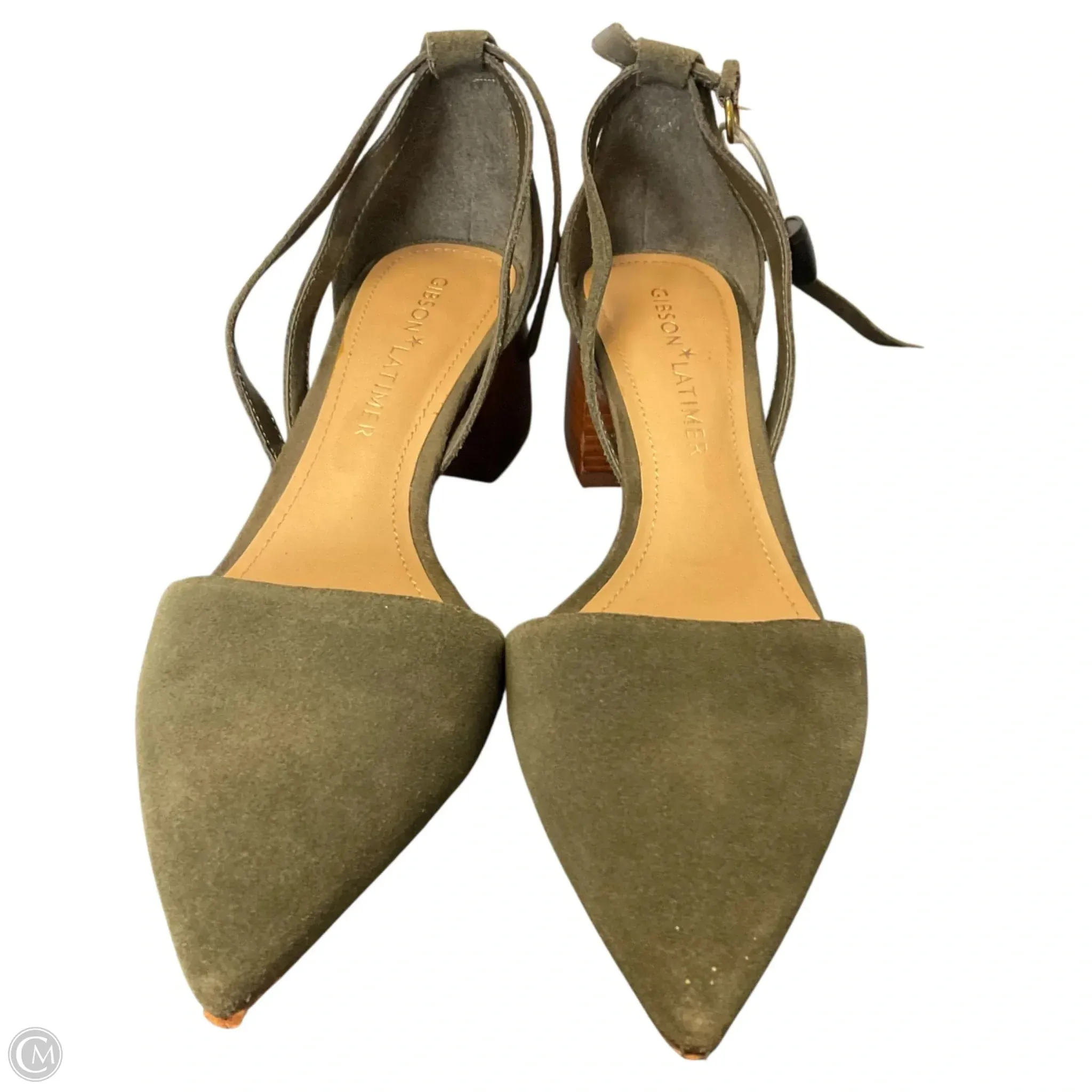 Shoes Heels Block By Gibson And Latimer In Green, Size: 8 Casual High Heel Shoes