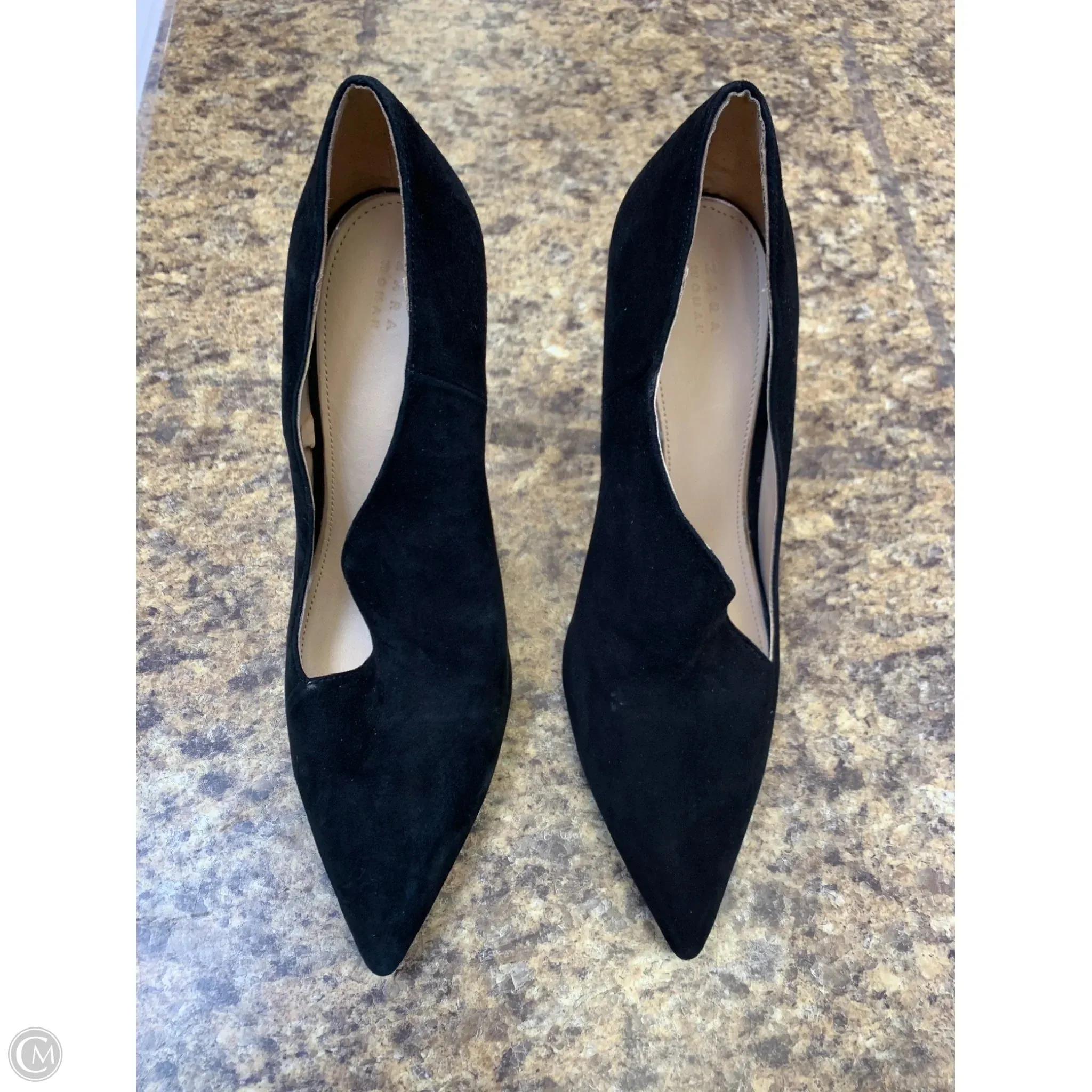 Bridal Footwear with Style Shoes Heels Stiletto By Zara Women In Black, Size: 8