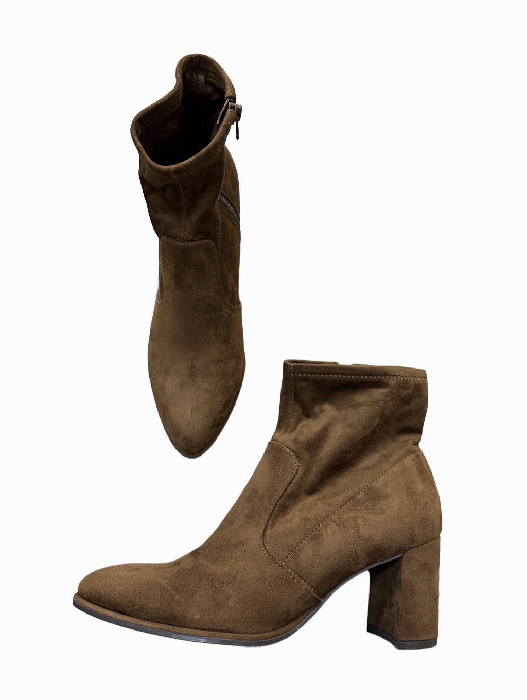 Boots Ankle Heels By Nine West  Size: 8.5 Grippy Outsole Daily Walks