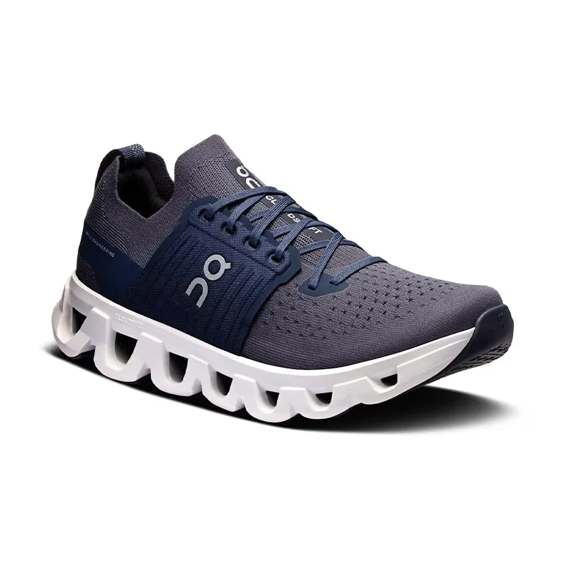 leather - upper - quality shoes musical - themed running gear Men's Cloudswift 4 Navy/Ink