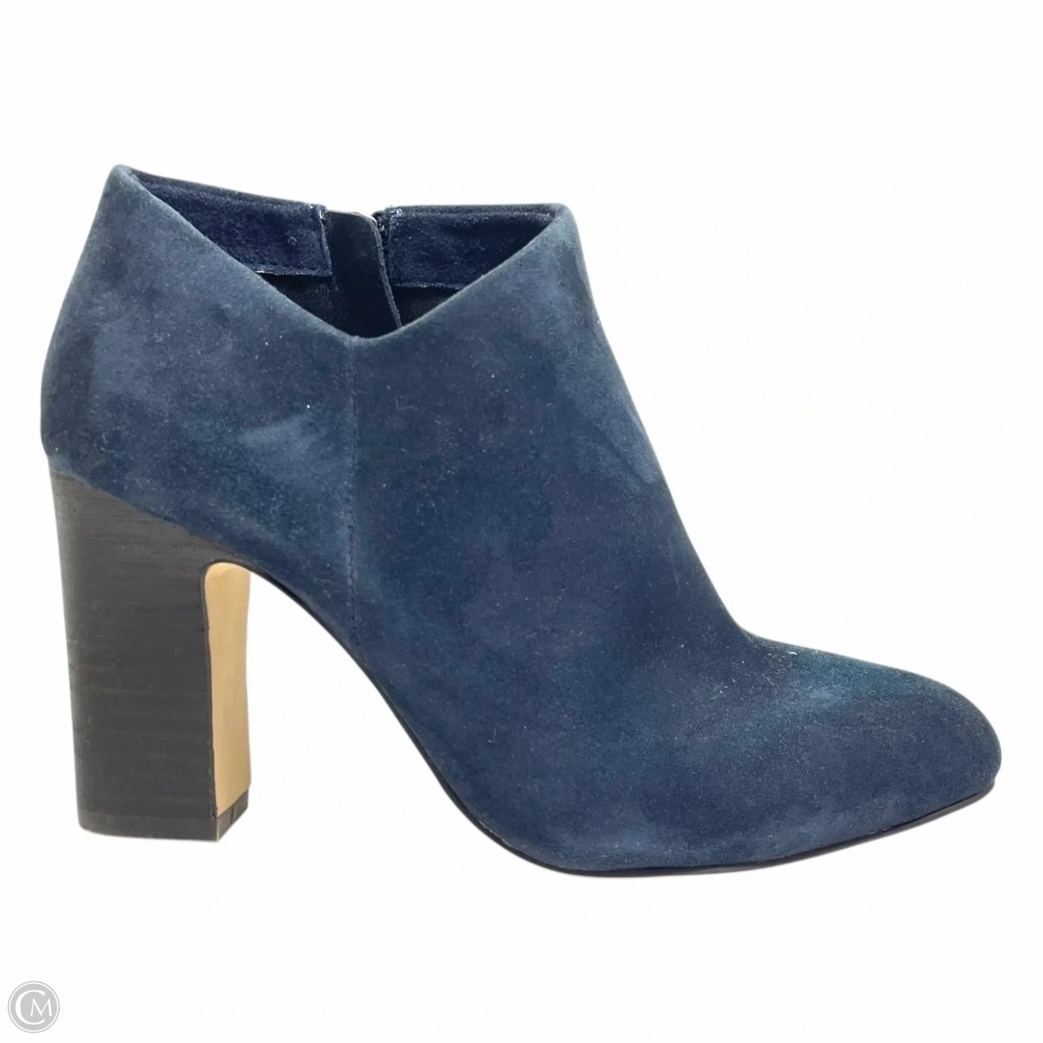 Boots Ankle Heels By Splendid In Navy, Size: 7 Closed Toe