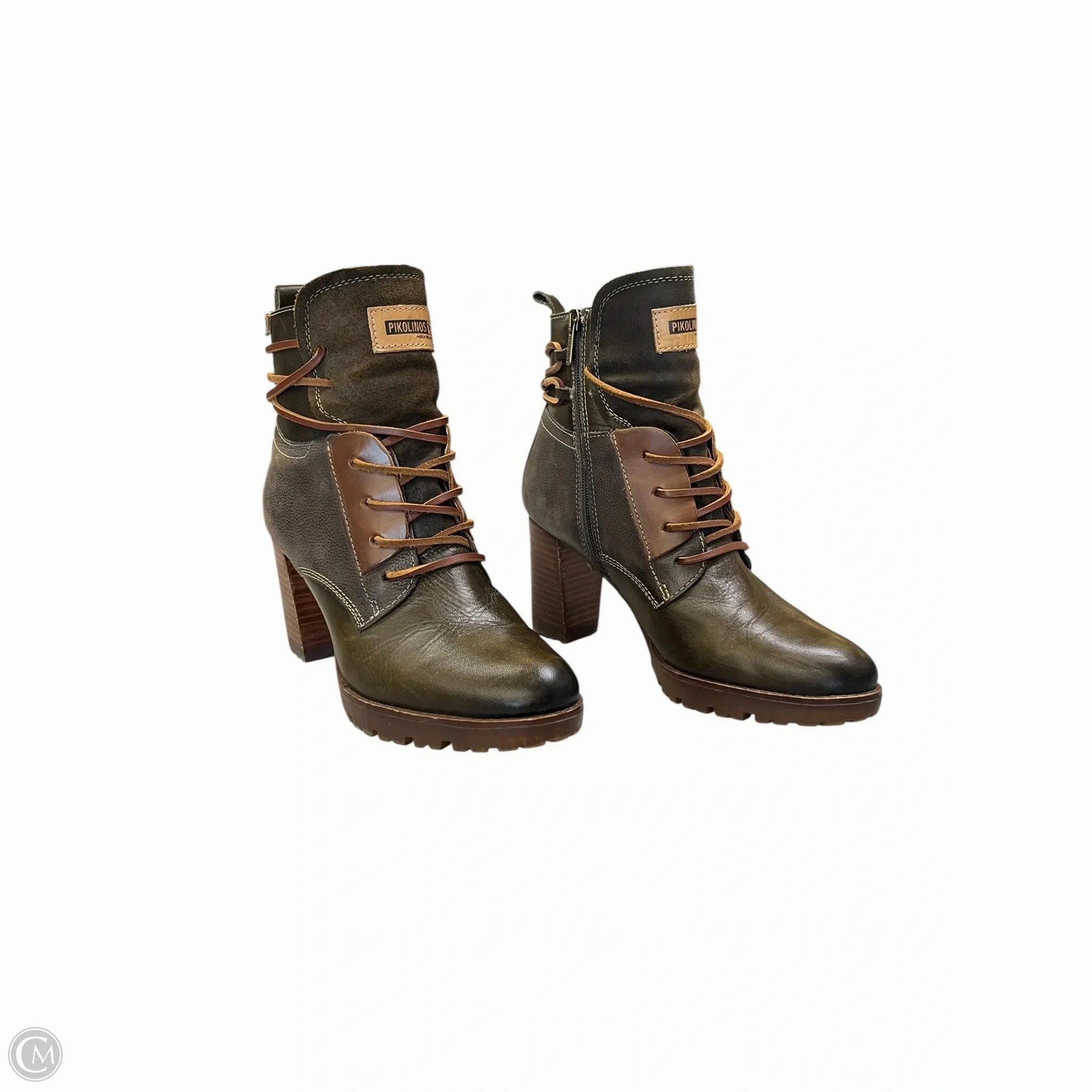 Boots Ankle Heels By Pikolinos In Brown, Size: 7.5 Torsional Rigidity Frame Easy Pairing