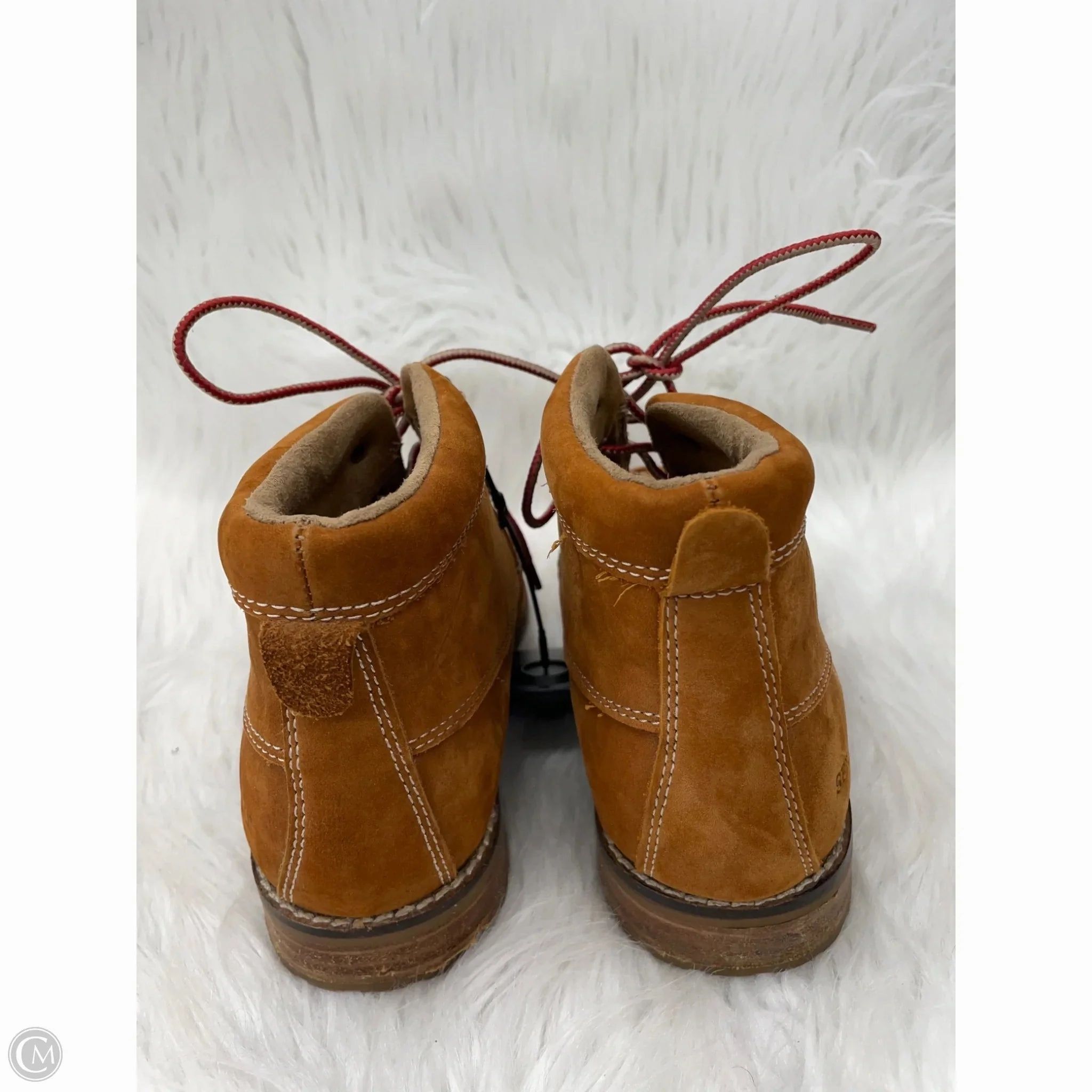 Boots Ankle Flats By SEBAGO In Brown, Size: 7 Comfort Insoles Winter Fashion
