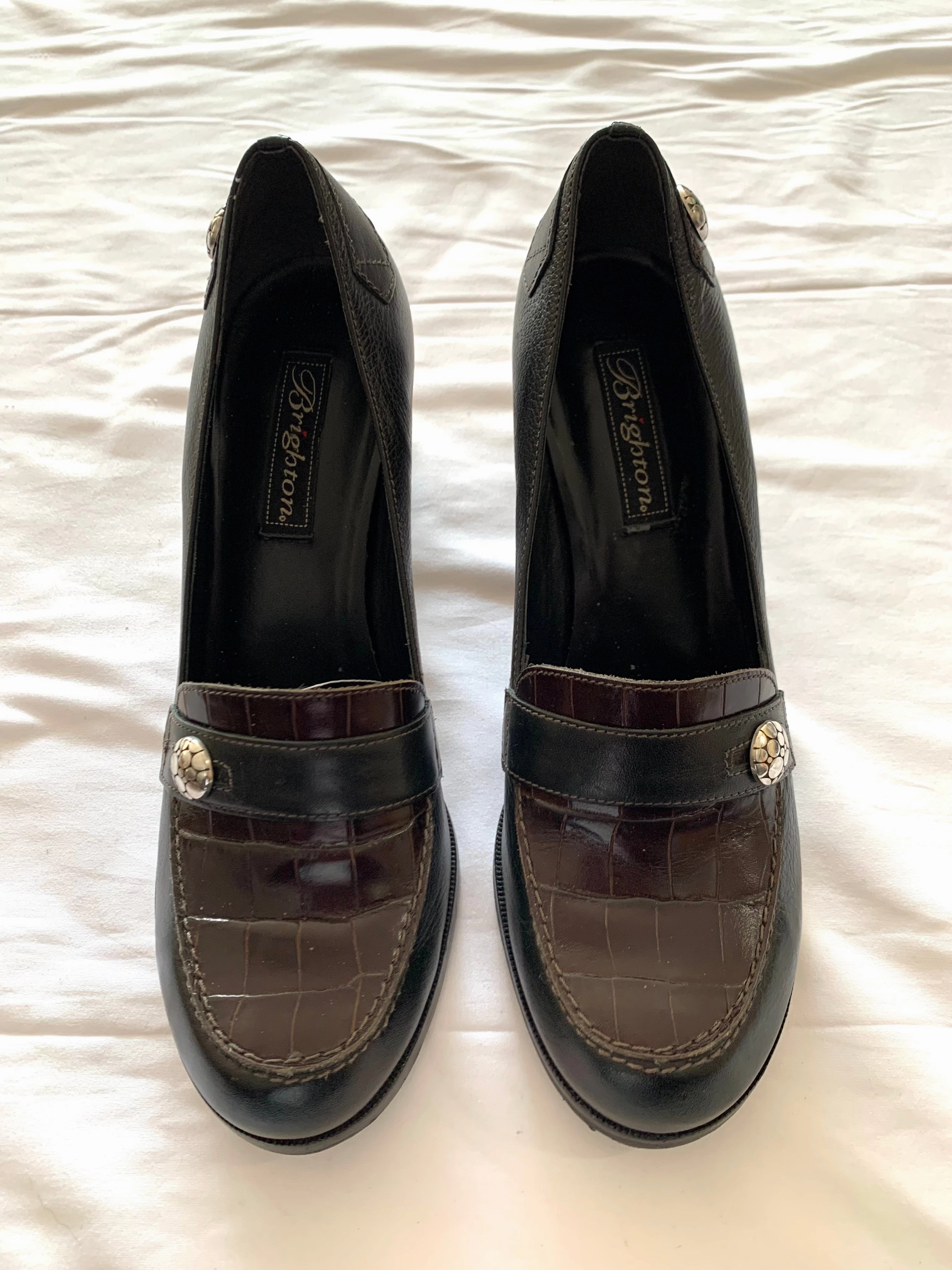 Shoes Heels Block By Brighton In Brown, Size: 8 Durable Sole