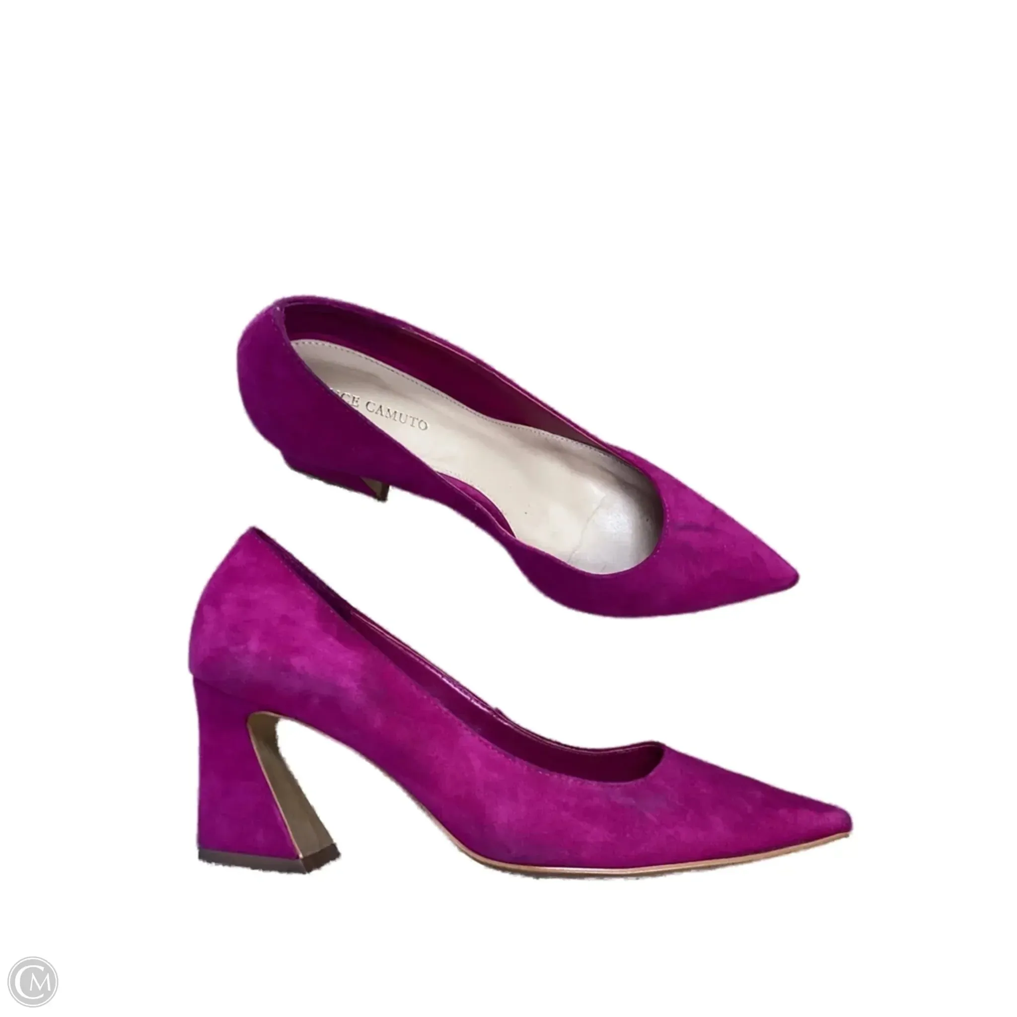 Arch Cushioning Chic Sandals for Day Shoes Heels Block By Vince Camuto In Pink, Size: 8