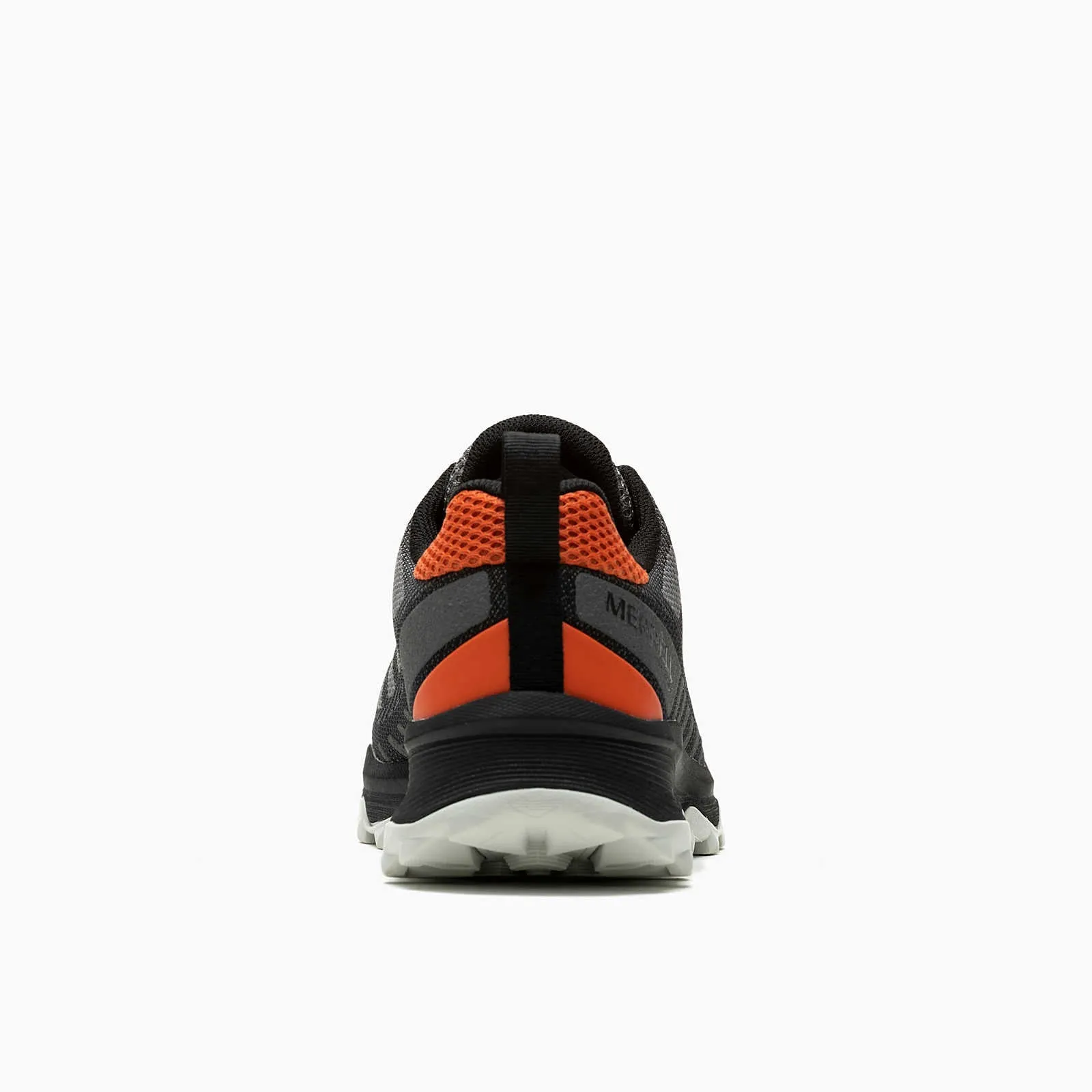 Men's Merrell Speed Eco Waterproof Charcoal/Tangerine Rock protection plate Elastic Ankle Collar
