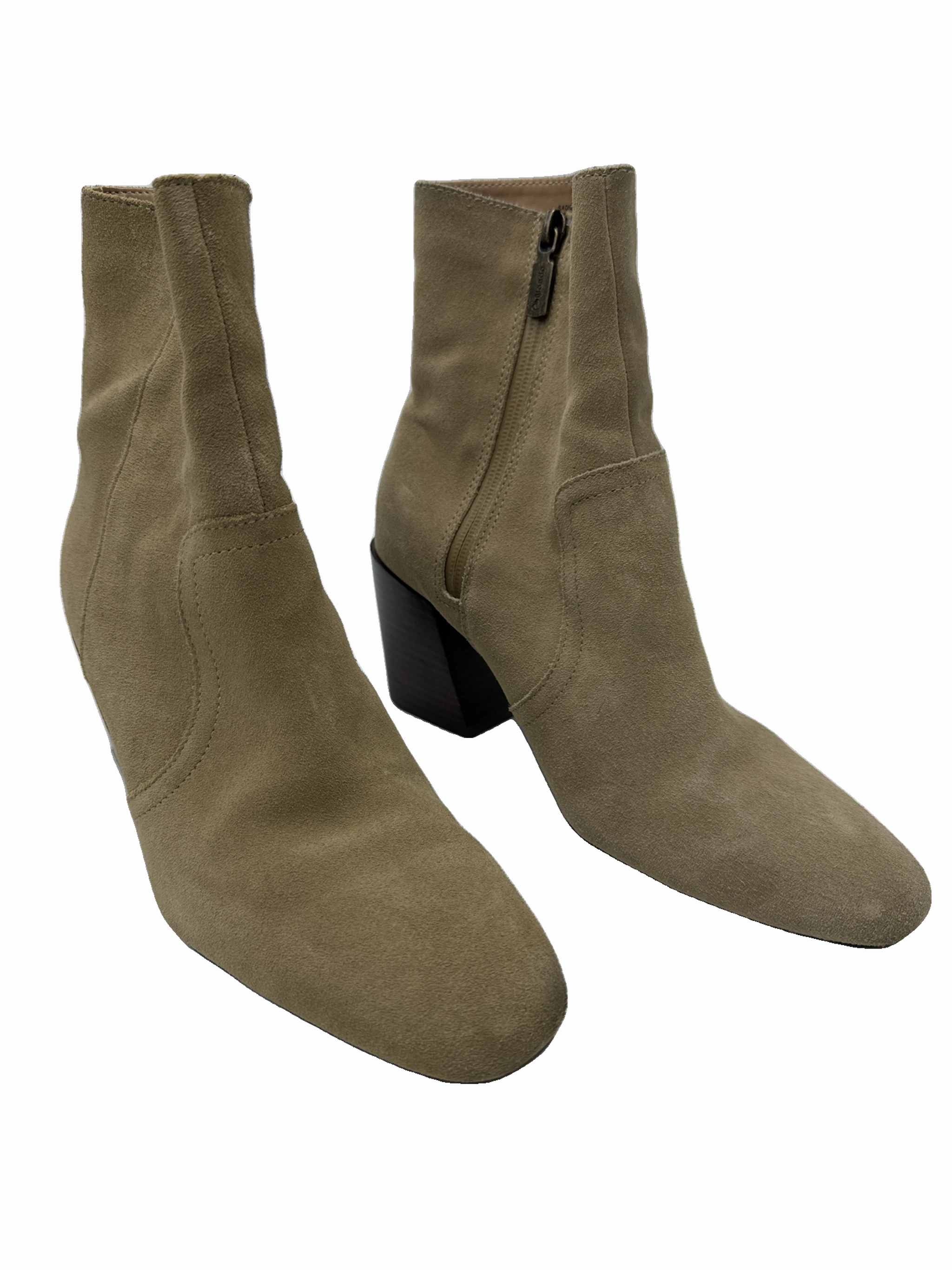 Boots Ankle Heels By Blondo In Tan, Size: 8 Weather Ready