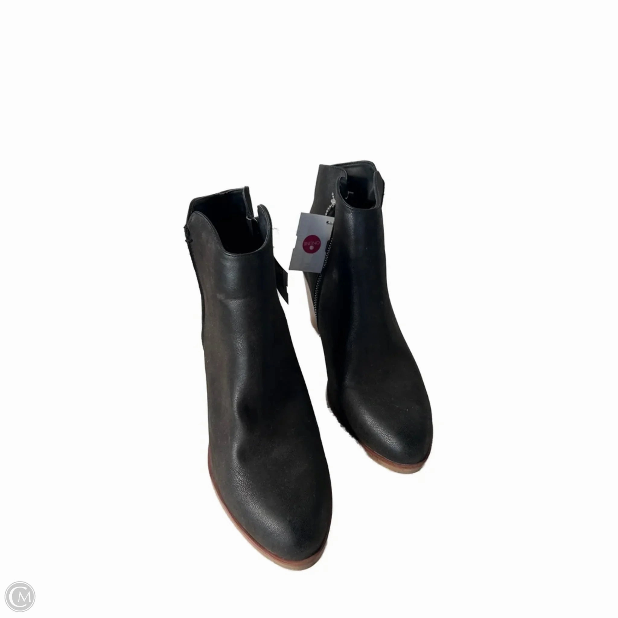 Boots Ankle Heels By Mia In Black & Tan, Size: 11 Feather Light Rough Terrain Outdoor Freedom