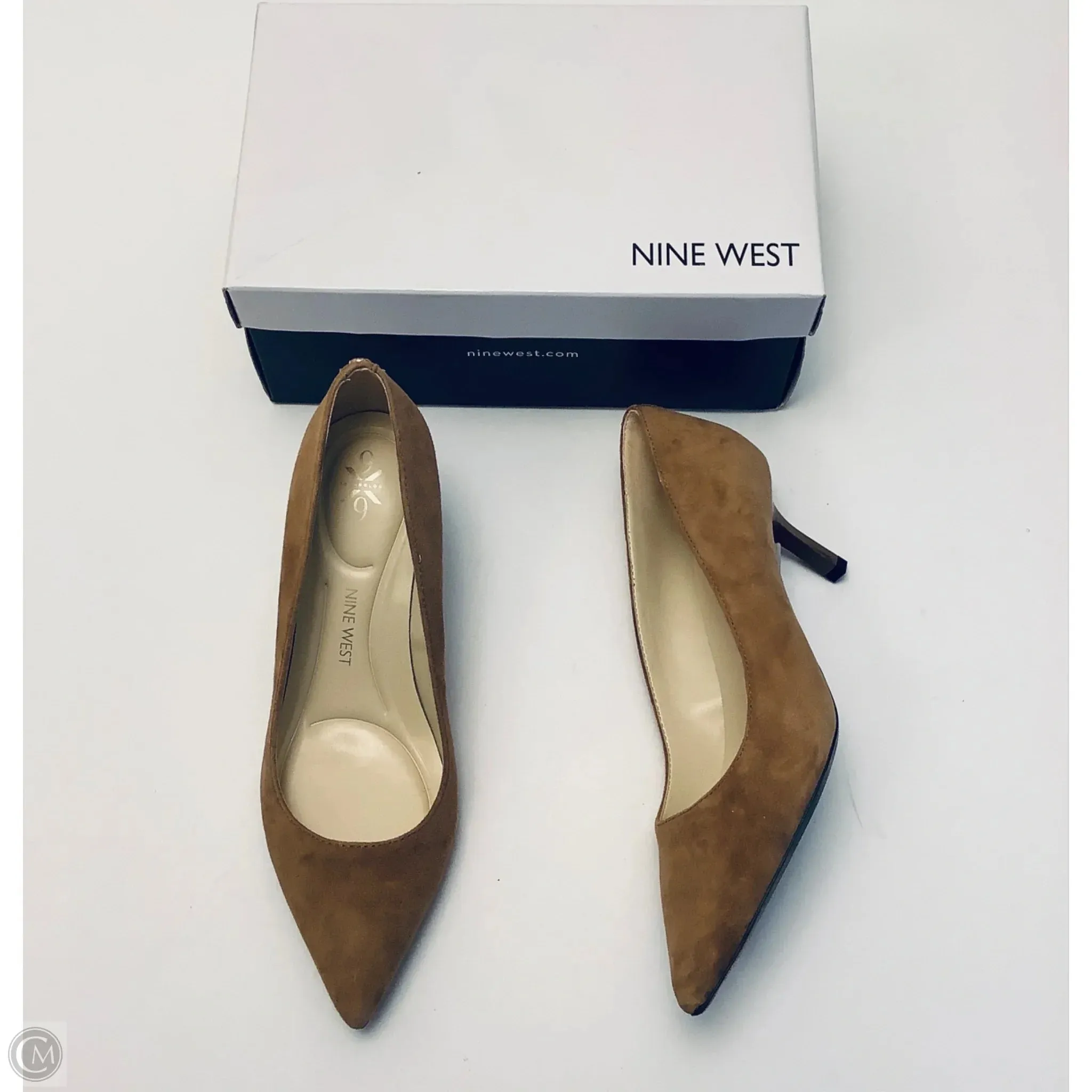 Shoes Heels Stiletto By Nine West In Tan, Size: 7.5 Runway Style