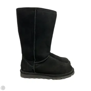 Boots Mid-calf Flats By Bearpaw In Black, Size: 9 Outdoor Essential Boot with Jeans