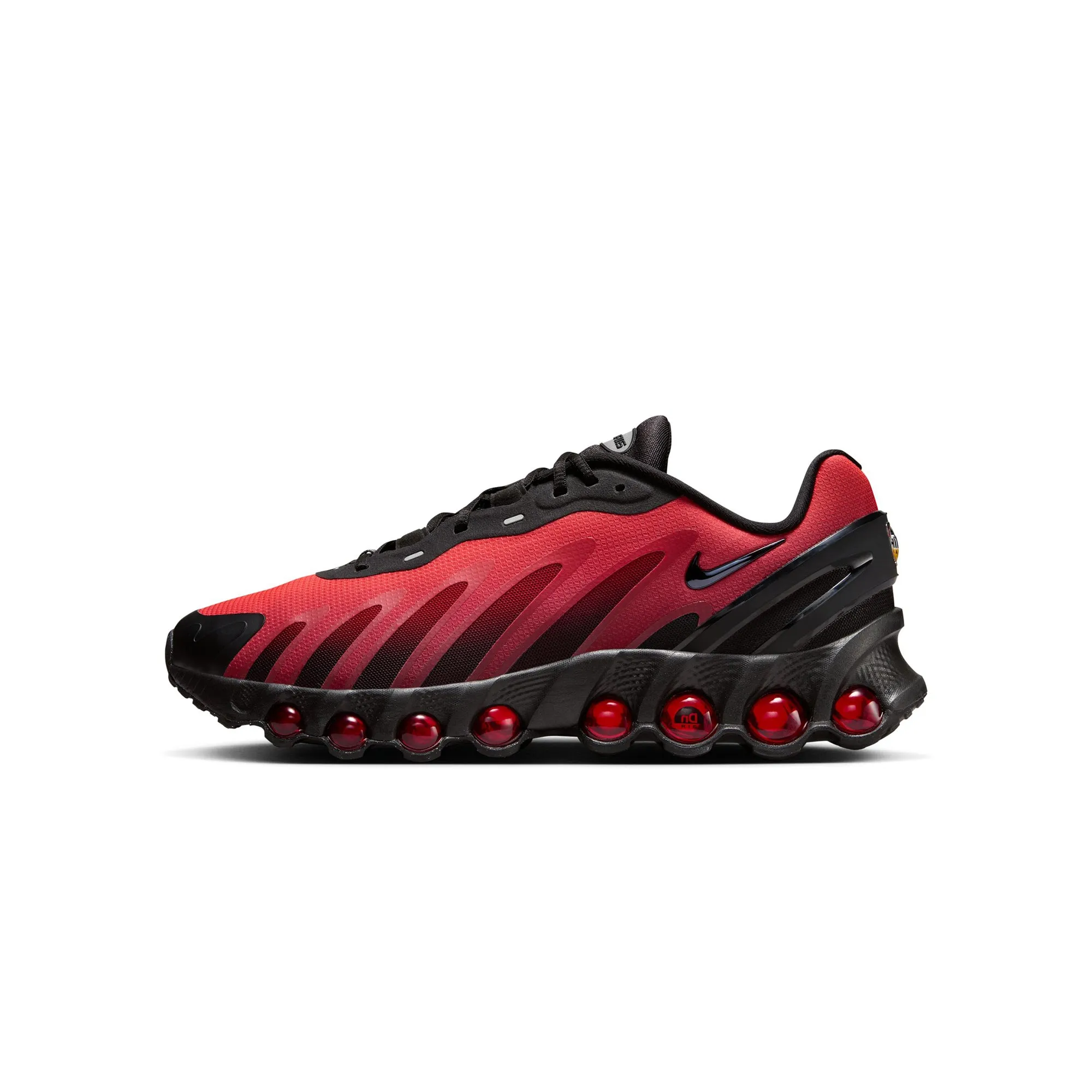 Nike Mens Air Max DN8 Shoes Hybrid Layering running with a watch