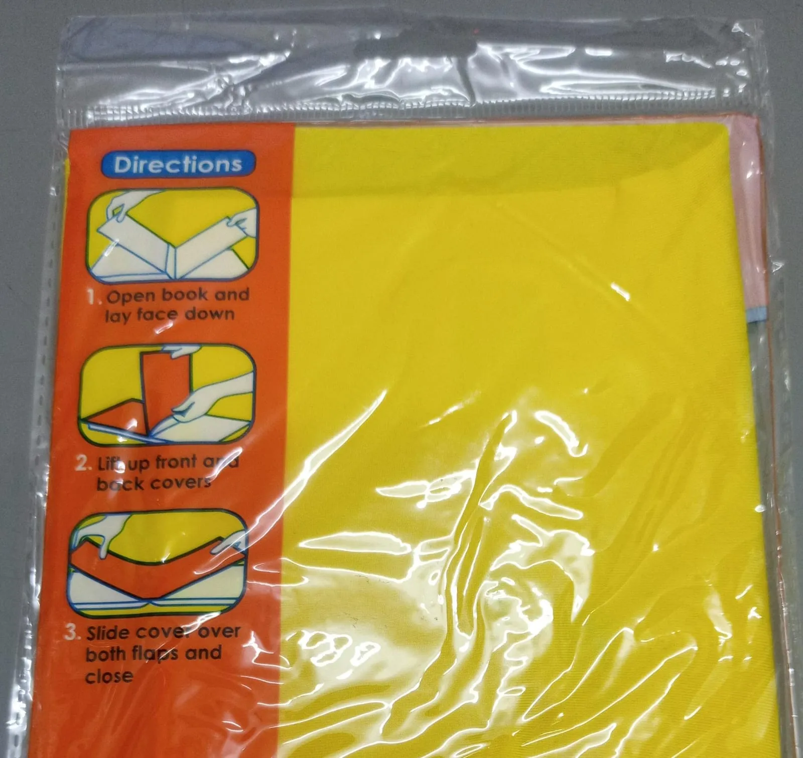 Stretchable Book Covers Standard Size - Yellow