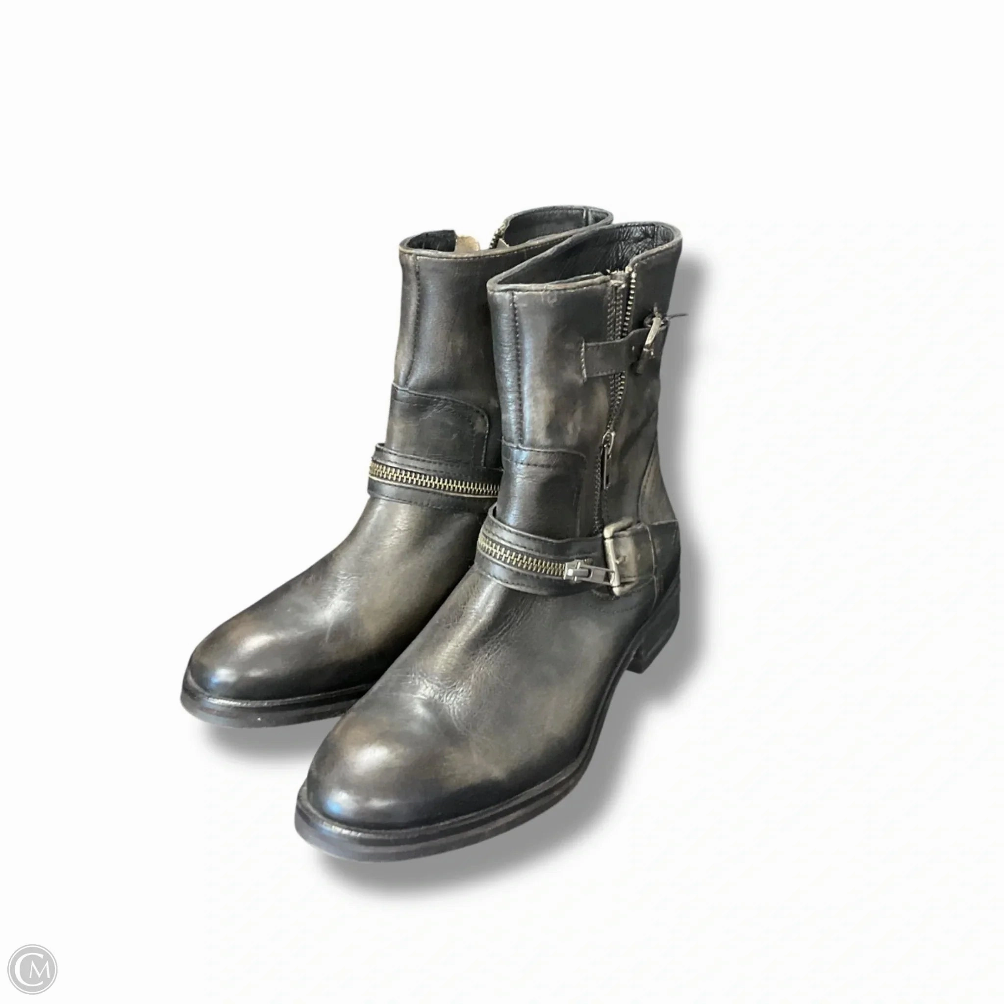 Boots Ankle Flats By Treasure And Bond In Bronze, Size: 10 Seamless Interior Construction Trek Ready