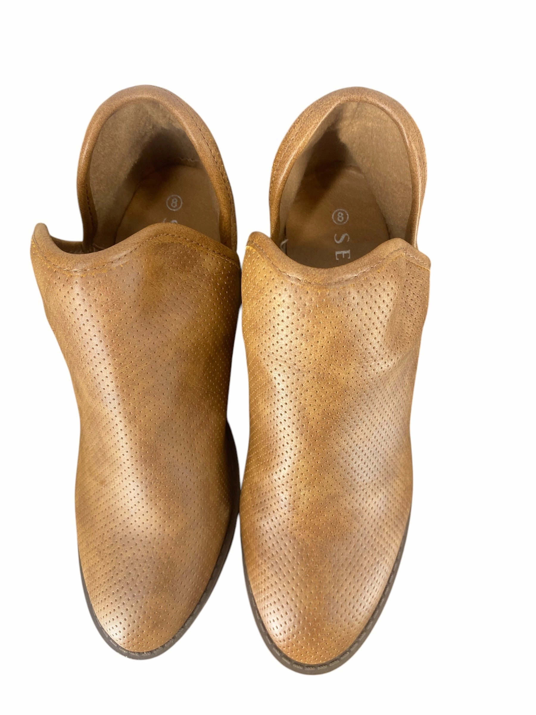 Boots Ankle Flats By Serra In Brown, Size: 8 Snow Storm Dry Guard