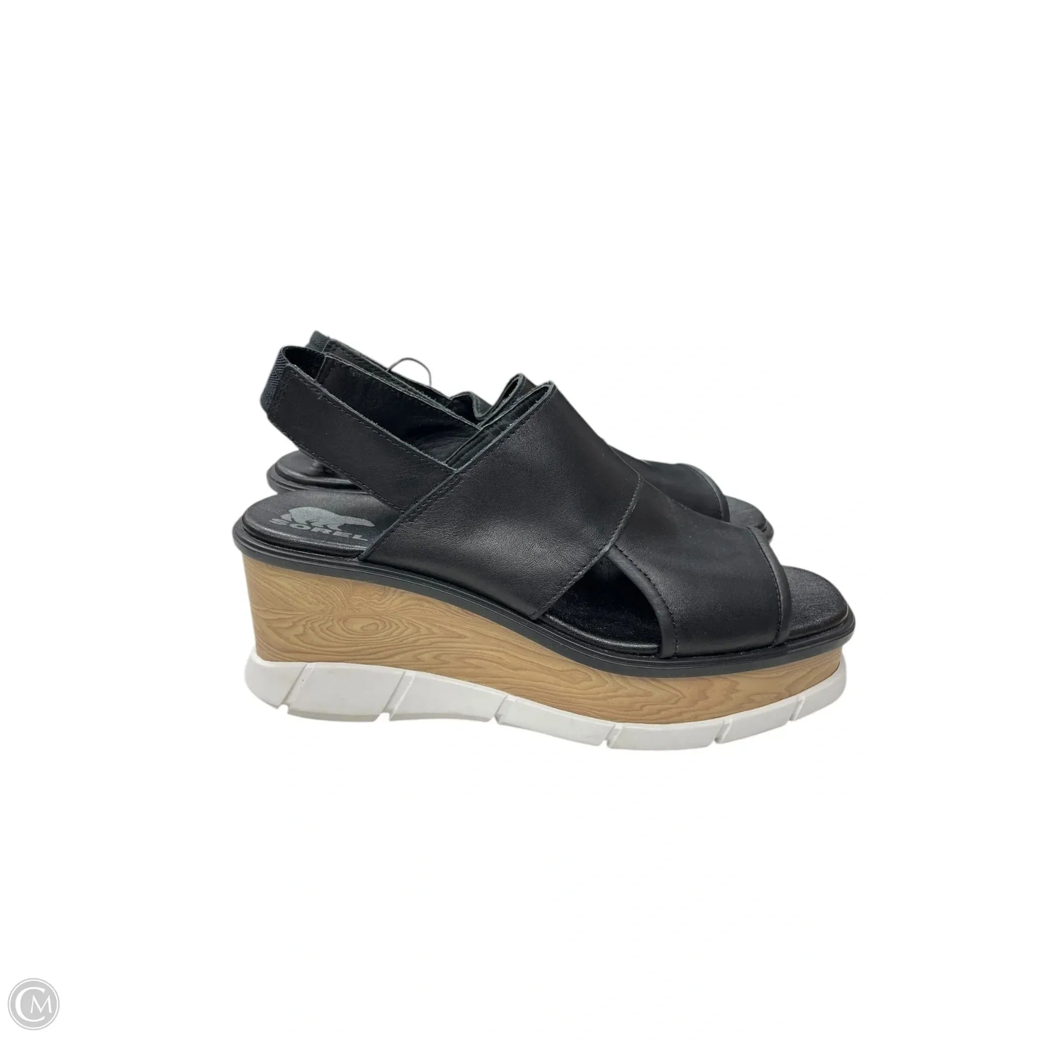 Shoes Heels Block By Sorel In Black, Size: 8.5 Casual Office Heels Quiet Glam