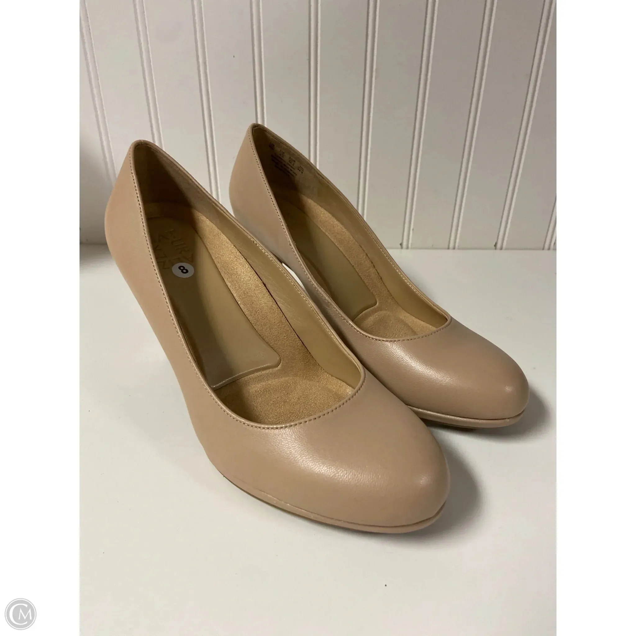 Shoes Heels Stiletto By Naturalizer In Tan, Size: 8 Smart High Heels Cushioned