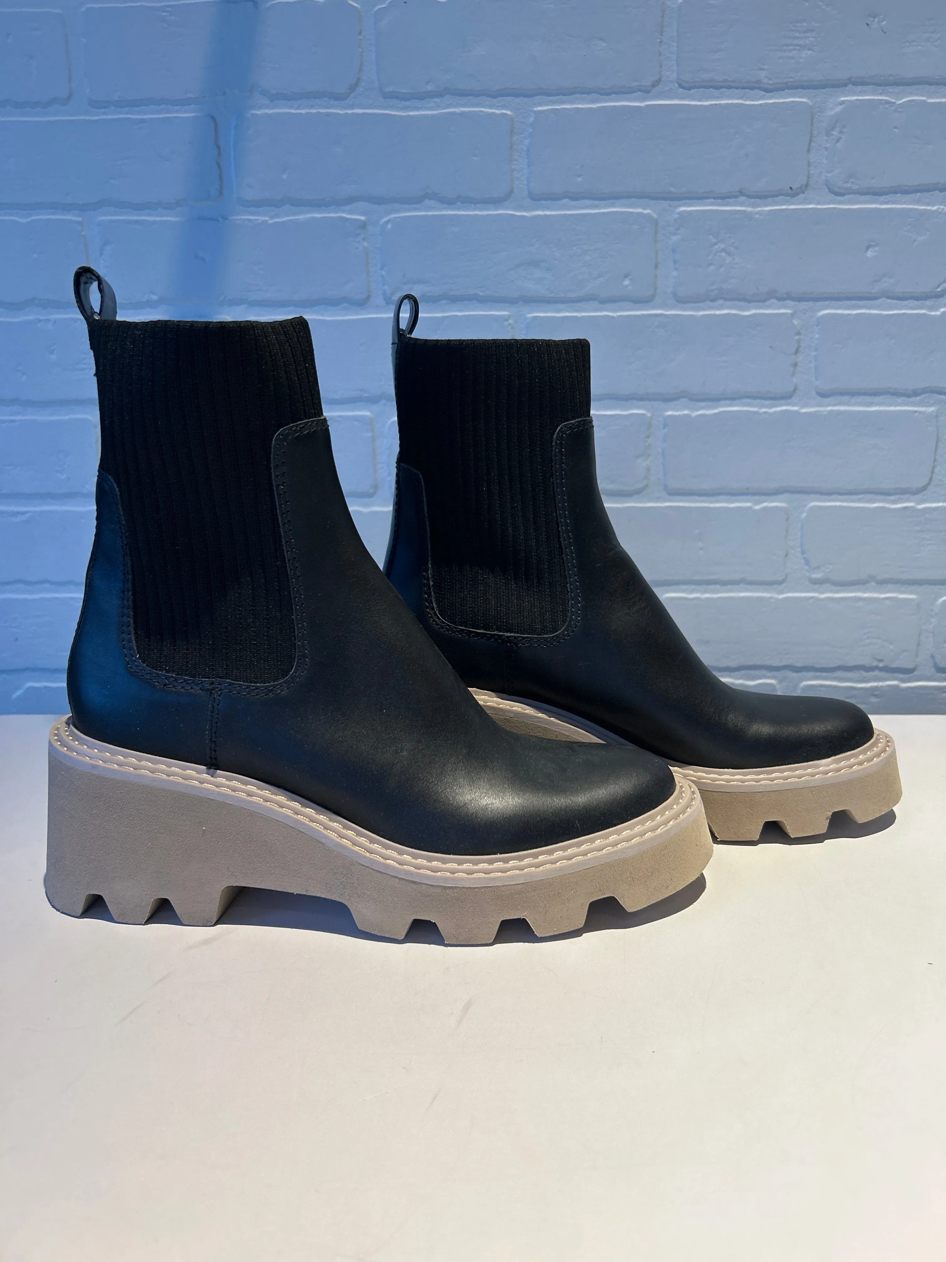 Boots Mid-calf Heels By Dolce Vita In Black, Size: 8.5 Practical Comfort Party Ready