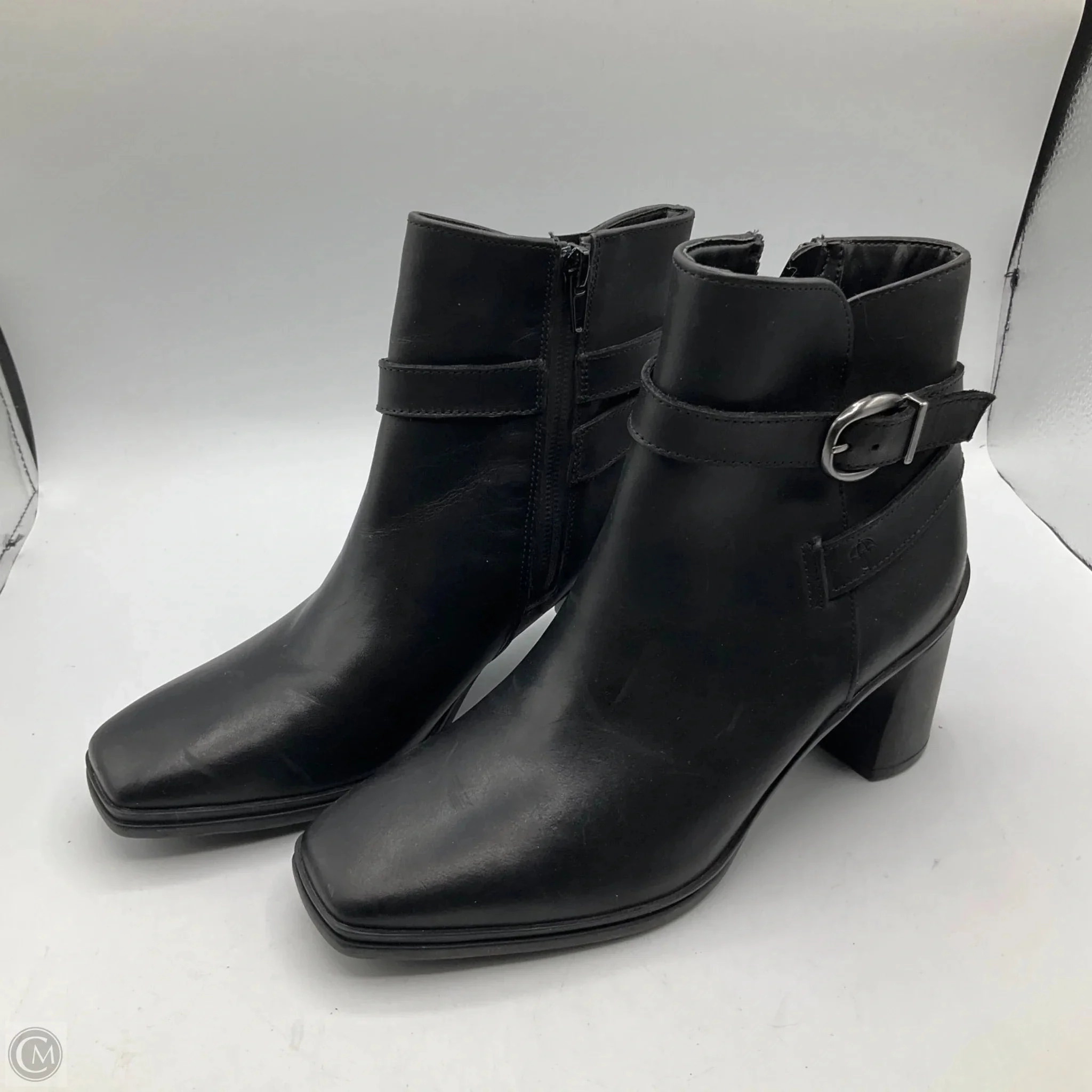 Outdoor Protection Boots Ankle Heels By Naturalizer In Black, Size: 6