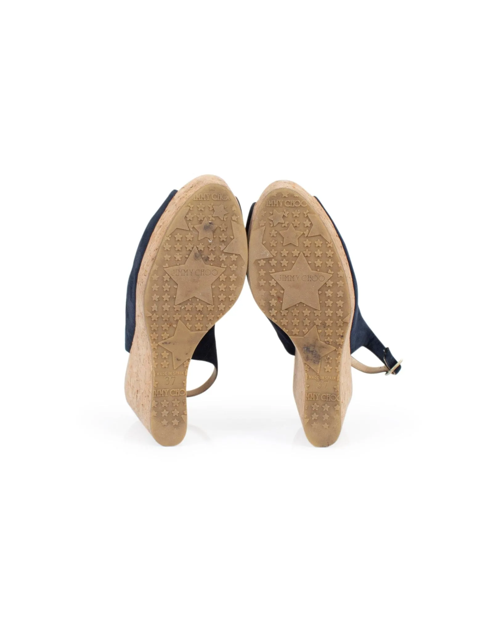 Suede Slingback Wedge