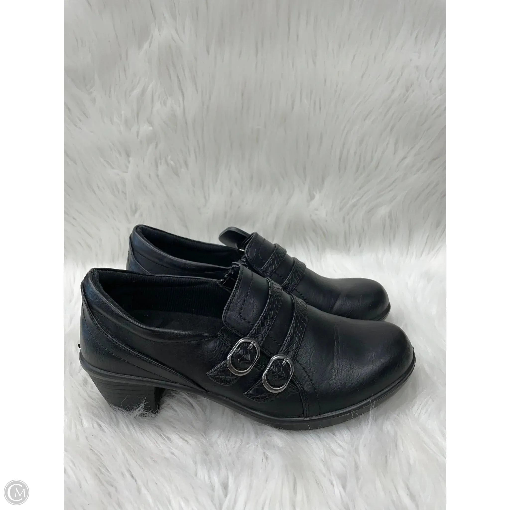 Shoes Heels Block By Easy Street In Black, Size: 8.5 Luxury Footwear for Men Slip-On Heels