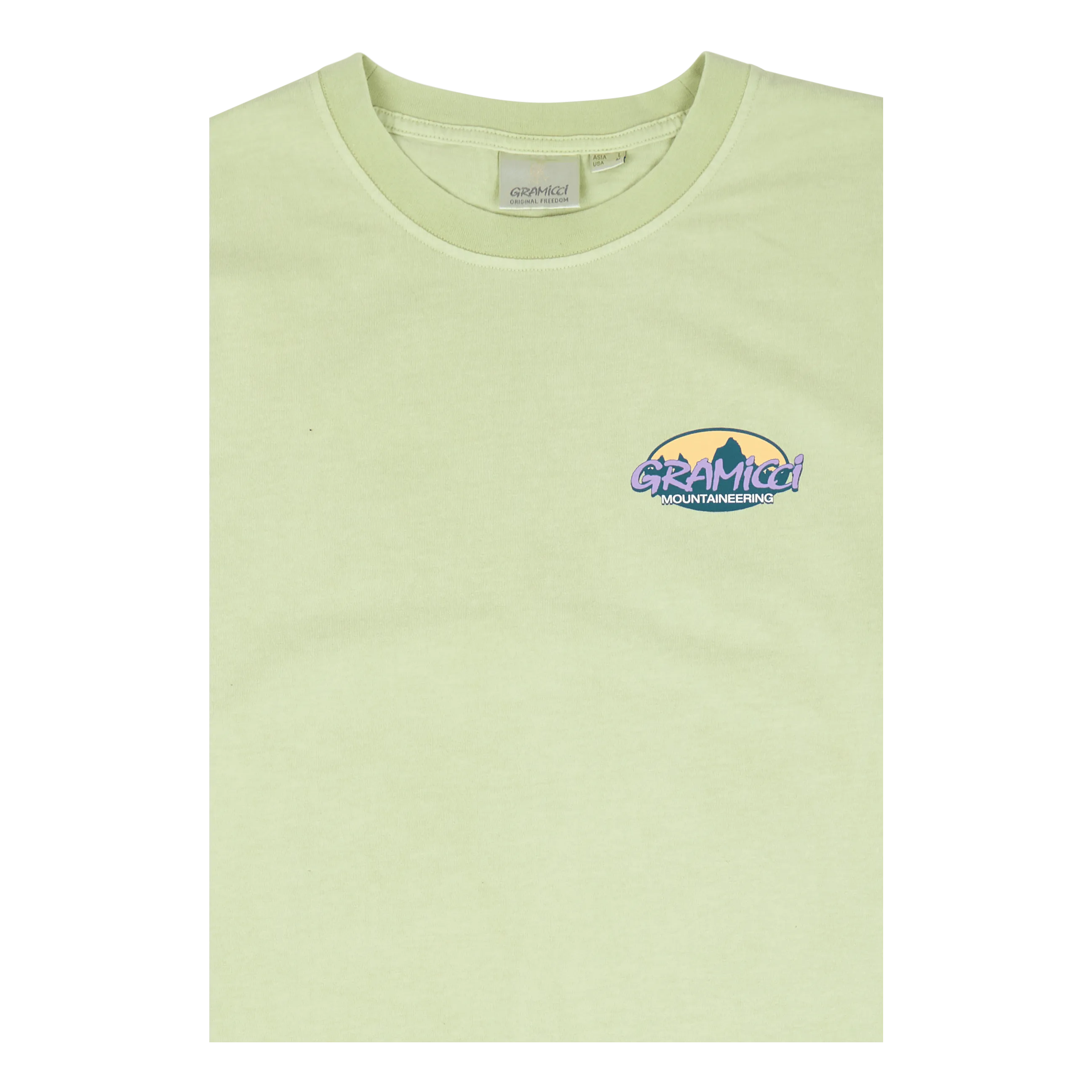 Summit L/s Tee Smoky Mint Pigment