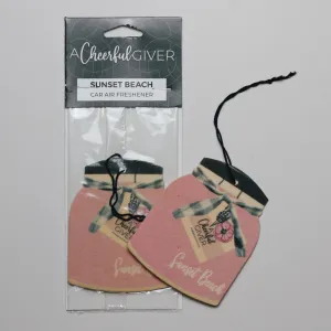 Sunset Beach - Car Air Freshener