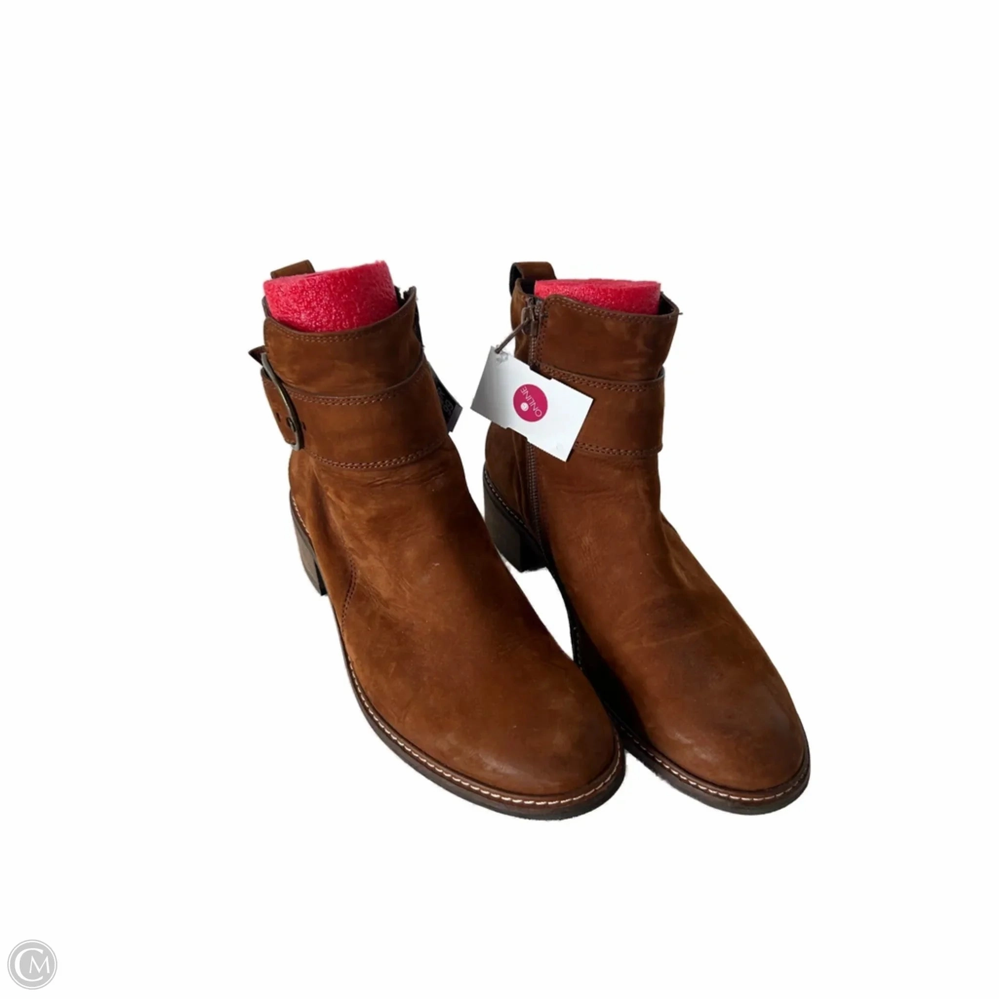Boots Ankle Flats By Paul Green In Brown, Size: 7.5 Contoured Footbed