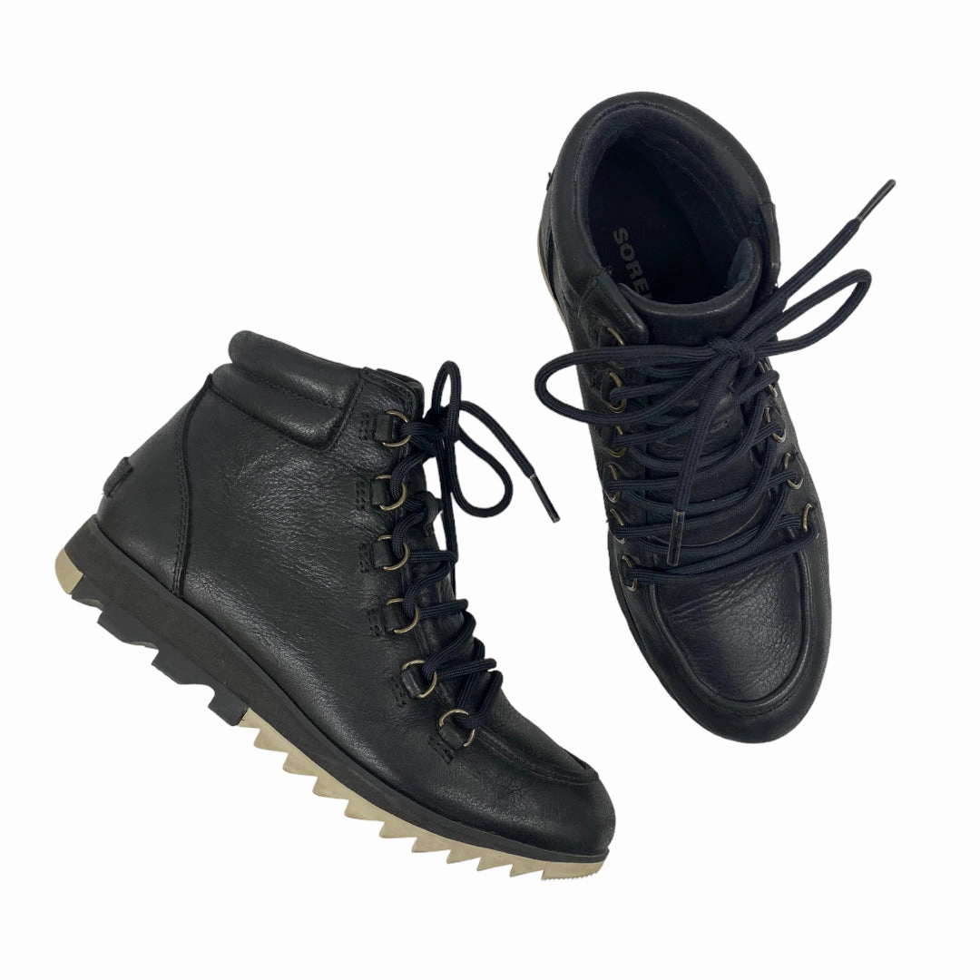 Boots Ankle Flats Designer By Sorel  Size: 6.5 Neutral Tone Waterproof River Crossing