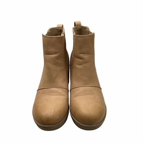 Urban Bold Padded Interior Urban Traveler Boots Ankle Heels By Clothes Mentor In Tan, Size: 6