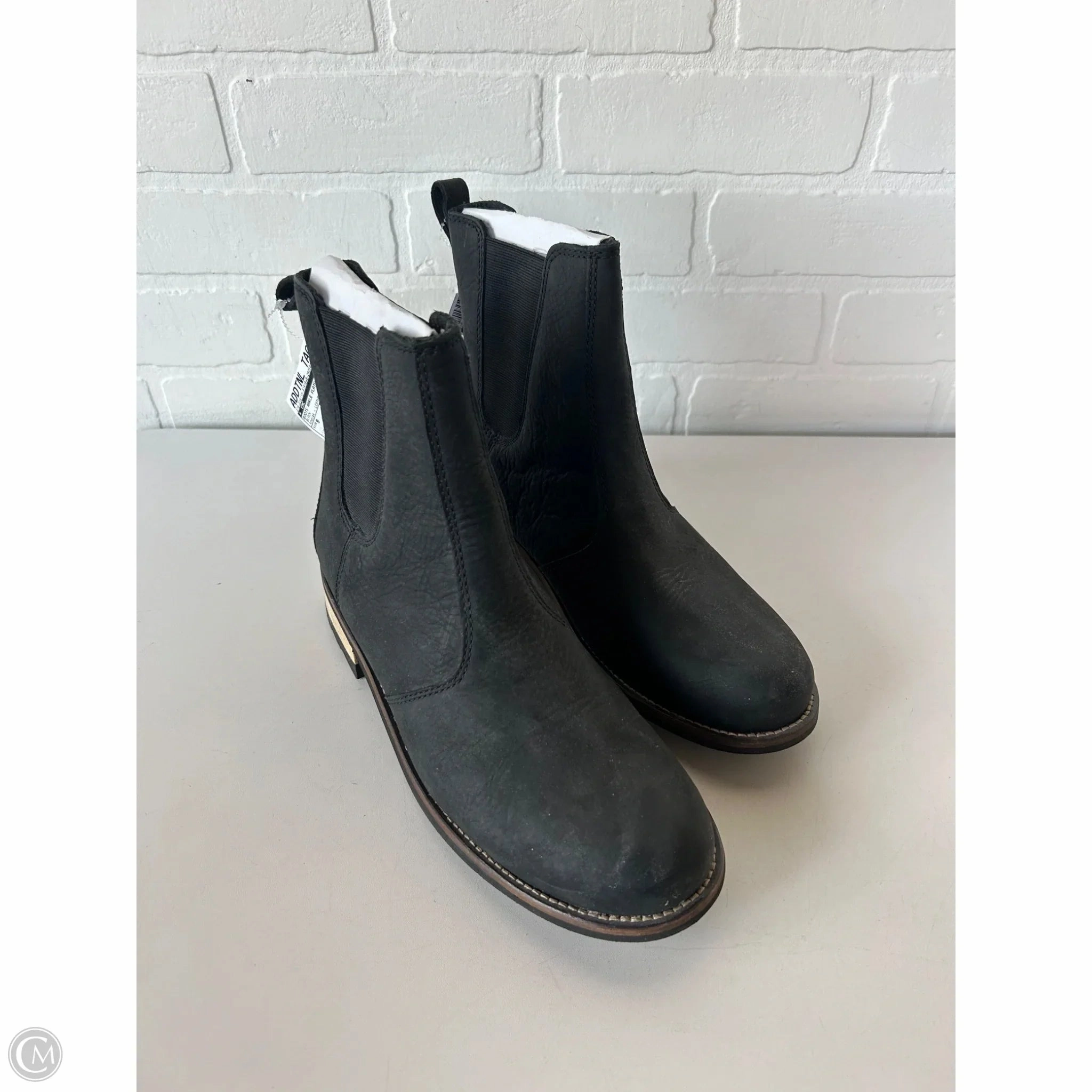Arch support Boots Ankle Flats By Cmc In Black, Size: 9