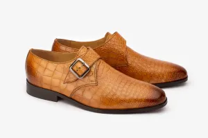 Tan Crocodile Single Monks
