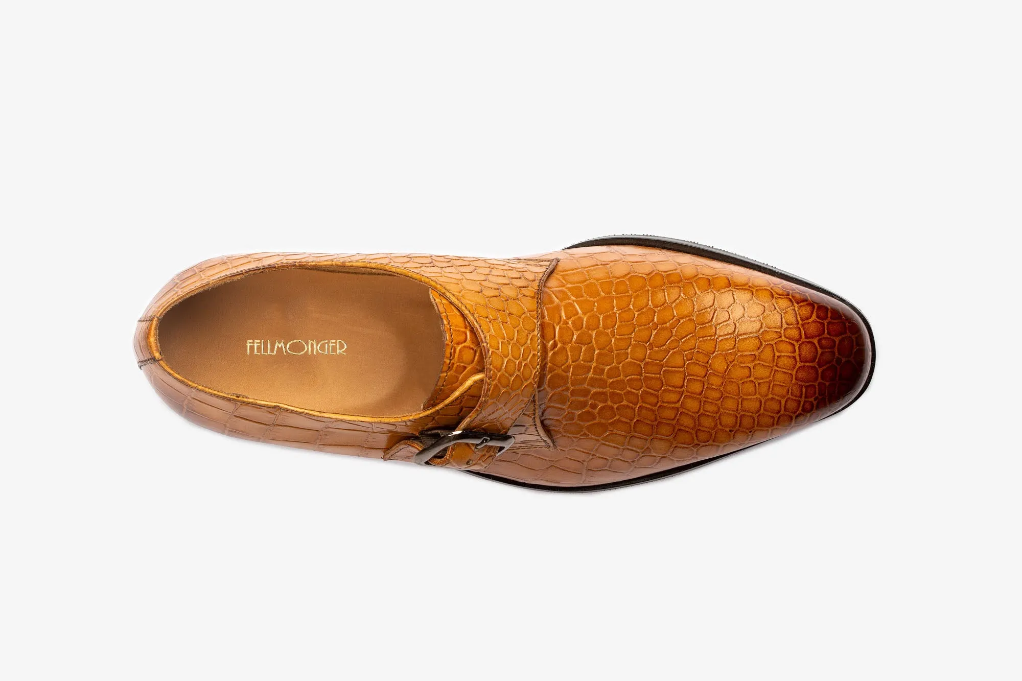 Tan Crocodile Single Monks