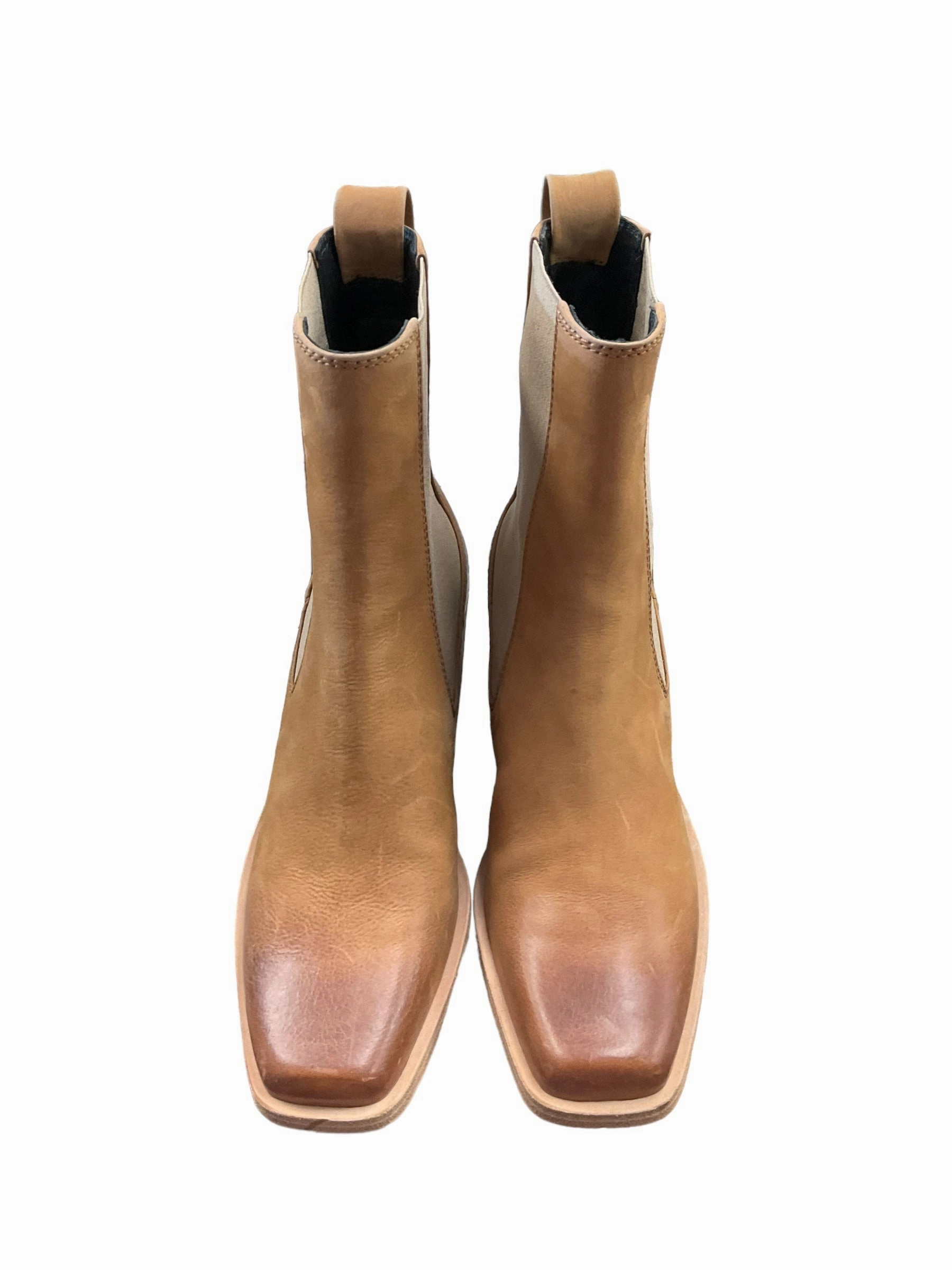Tan Boots Ankle Heels Rag And Bone, Size 8.5 Quality Sole