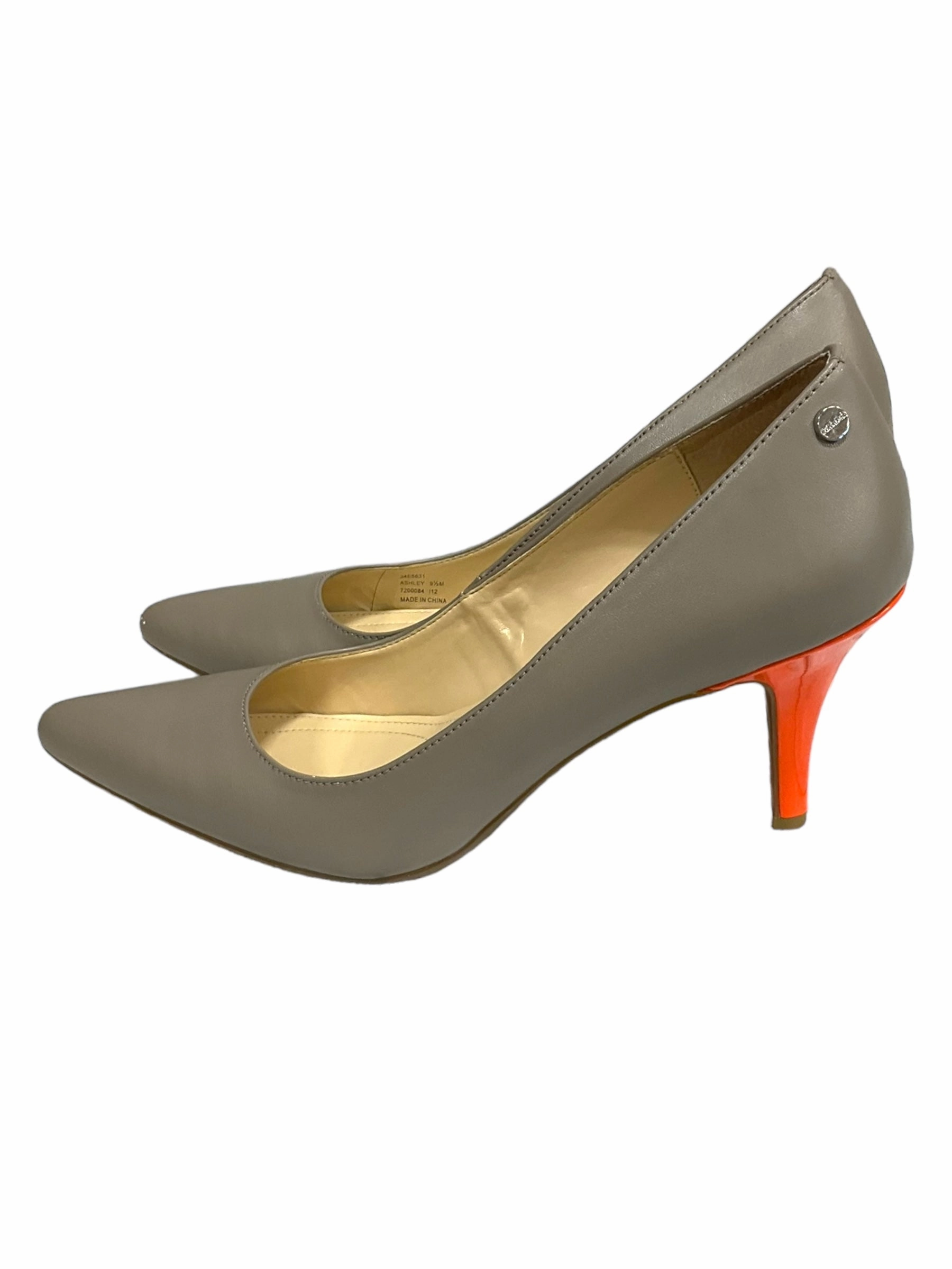 Soft Sandals Elegant Stiletto Shoes Taupe Shoes Heels Stiletto Calvin Klein, Size 9.5