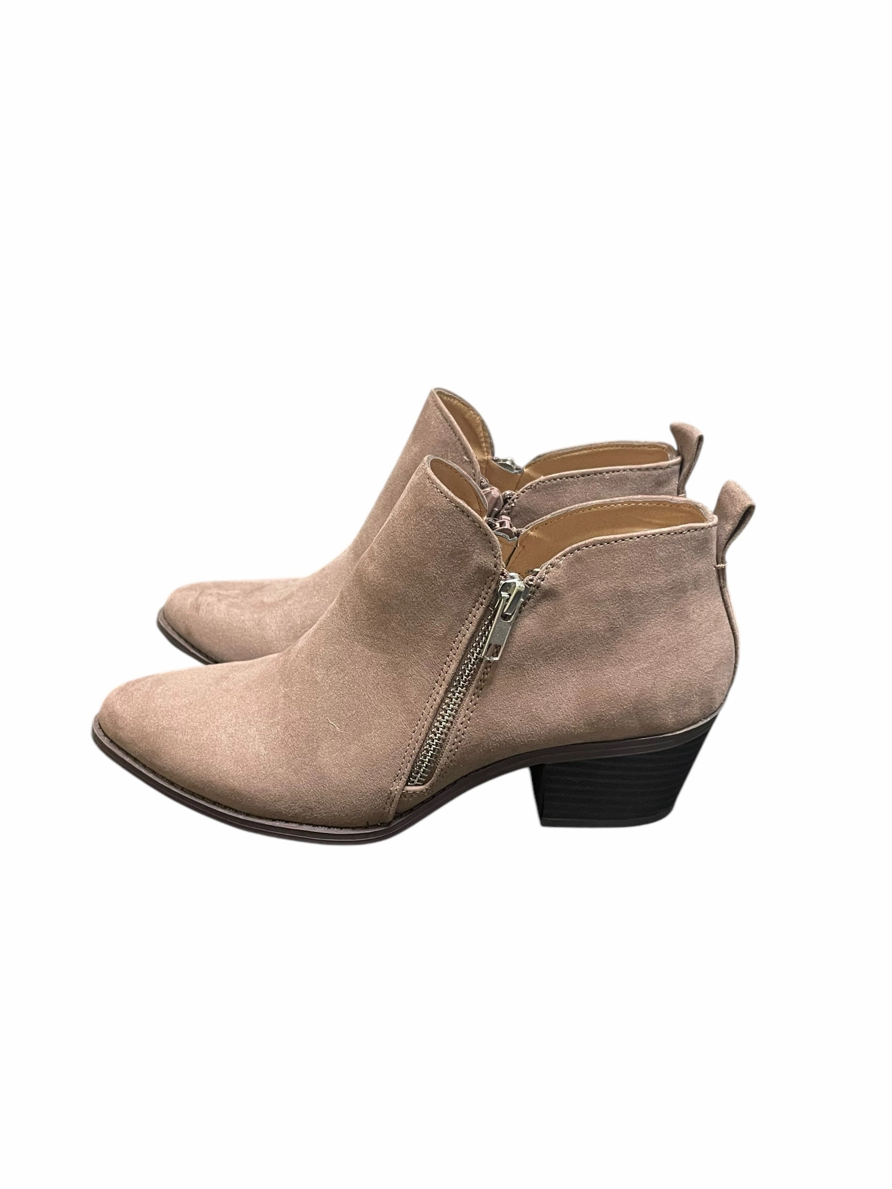 Cushion Zone Boots Ankle Heels By American Eagle In Brown, Size: 7.5