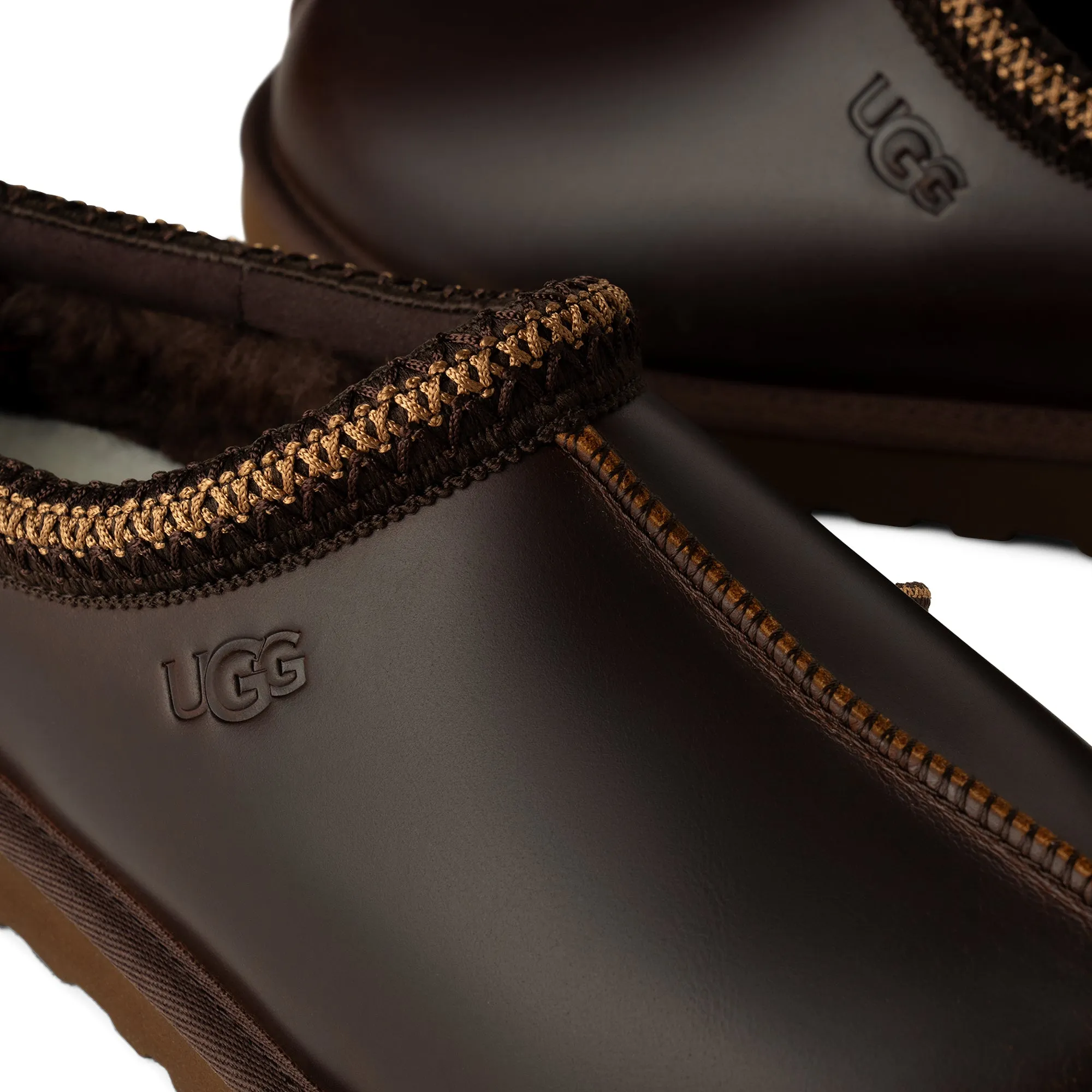 pro - team - themed running wear Ugg Mens Tasman Leather Regen Slipper