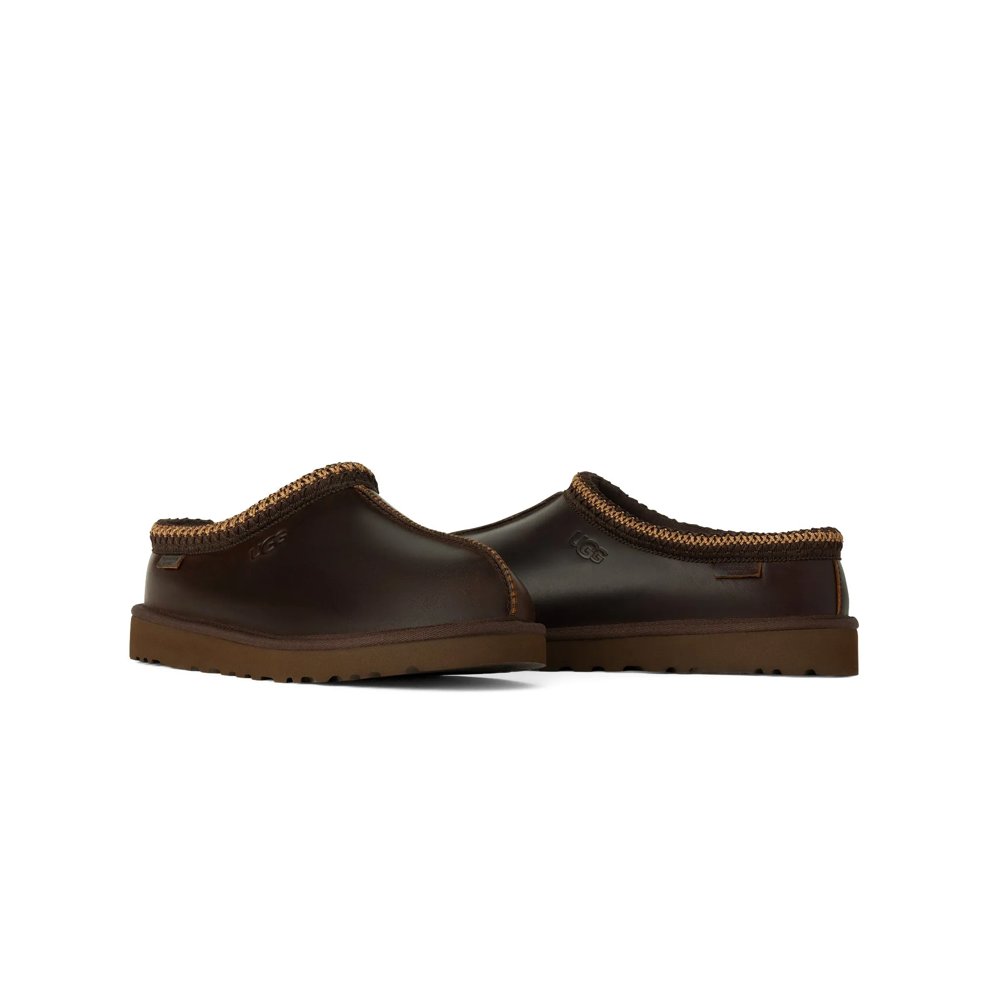 pattern - printed shoes Ugg Mens Tasman Leather Regen Slipper