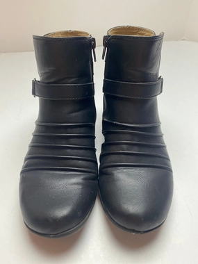 Boots Ankle Heels By Metaphor In Black, Size: 6 High Ankle Support